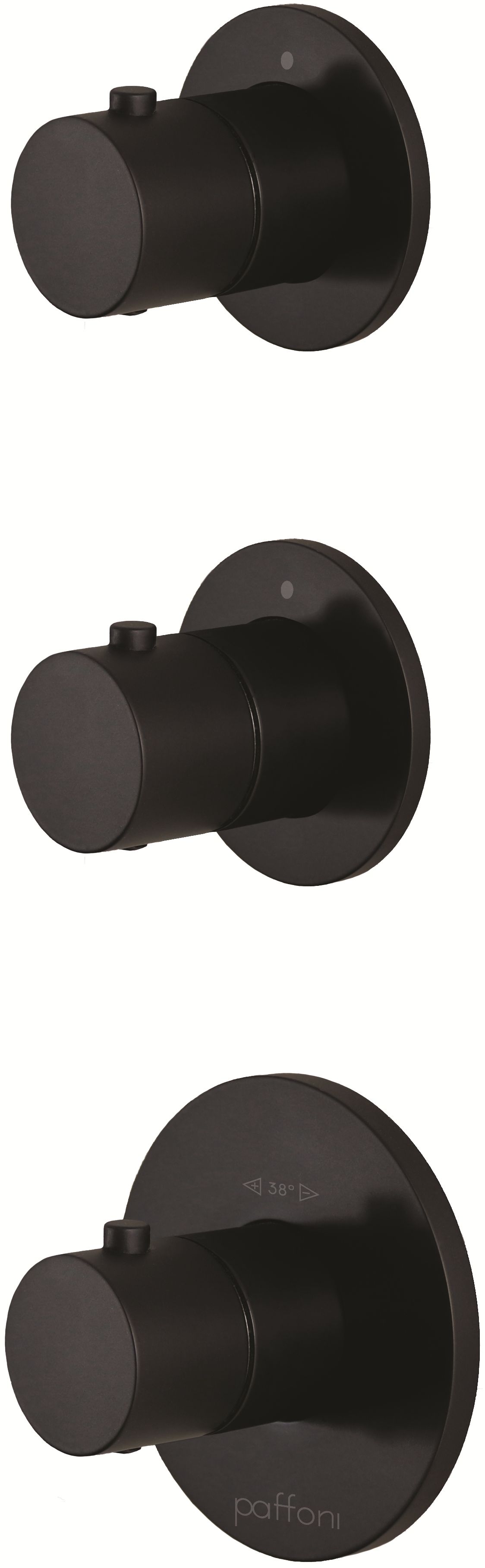 Darmowa Dostawa - Bateria wannowo-prysznicowa podtynkowa czarny Paffoni Modular Box MDE018NO