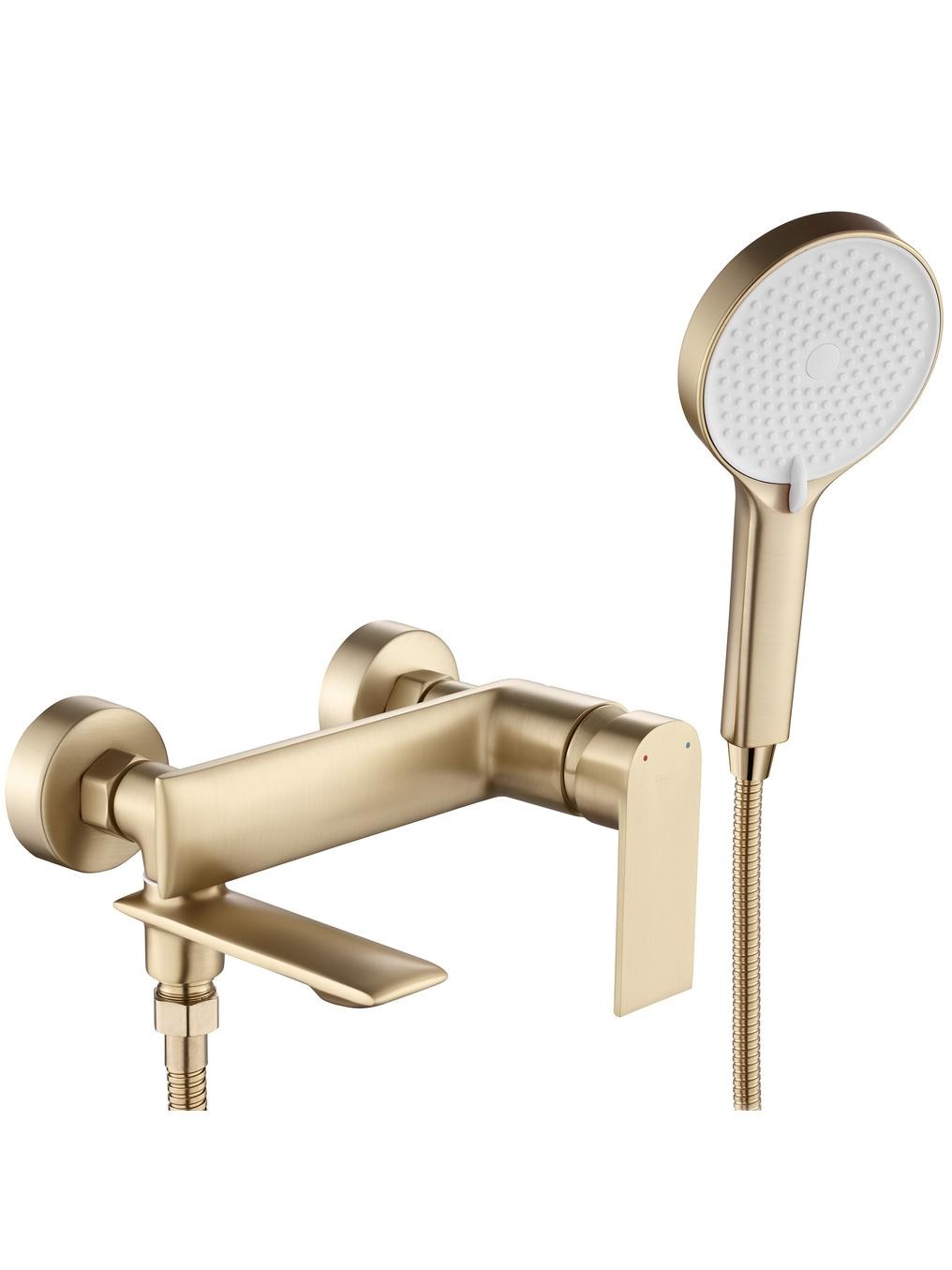 Darmowa Dostawa - Bateria wannowo-prysznicowa ścienna złota Rea Veneta REAB3008