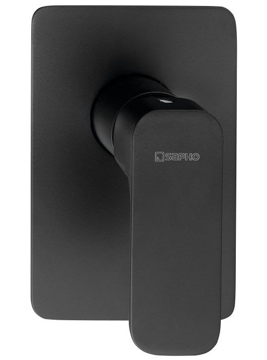 Darmowa Dostawa - Bateria prysznicowa podtynkowa czarny Sapho Spy PY4115