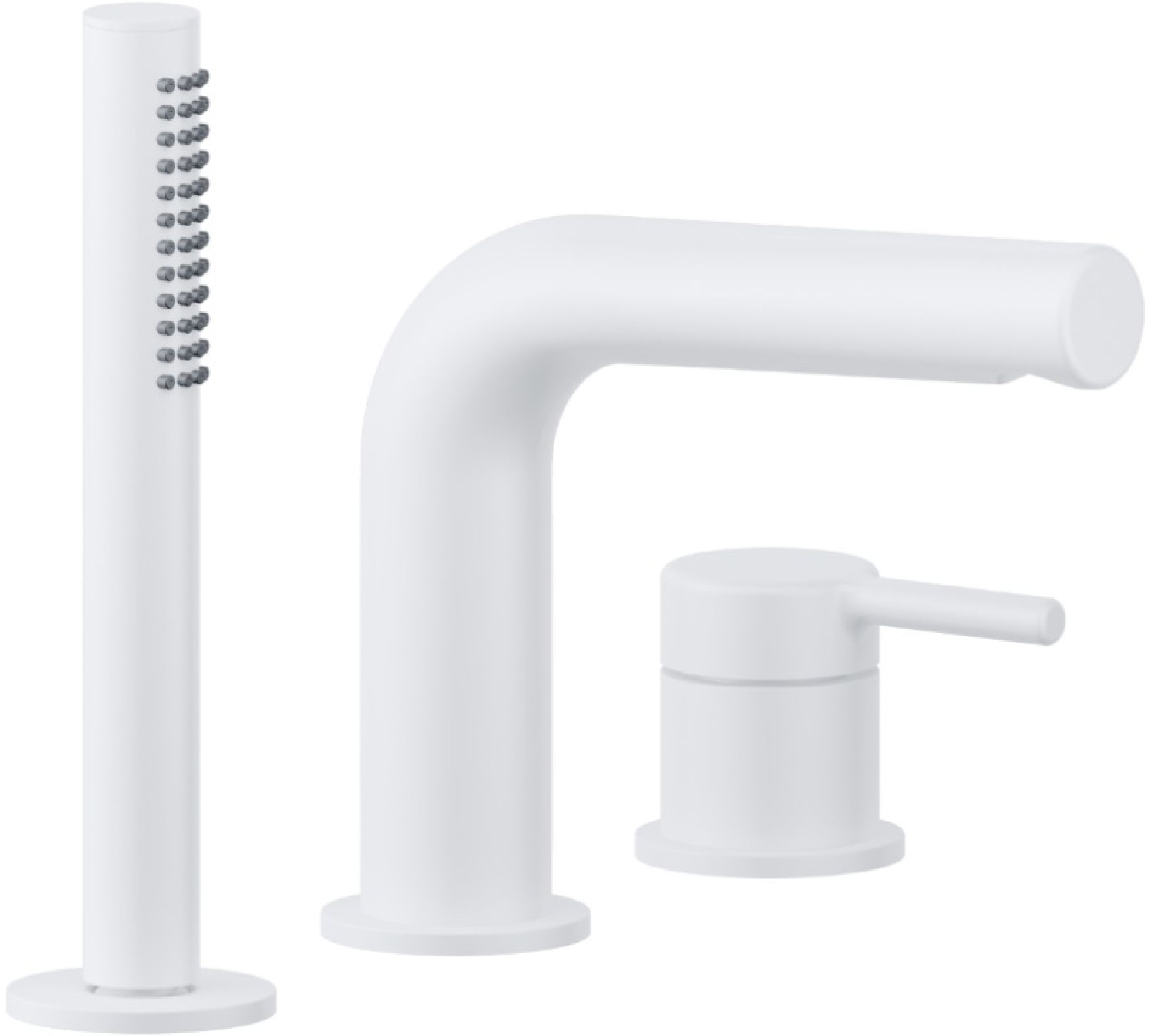 Darmowa Dostawa - Bateria wannowo-prysznicowa nawannowa biała Excellent Pi AREX1234WH