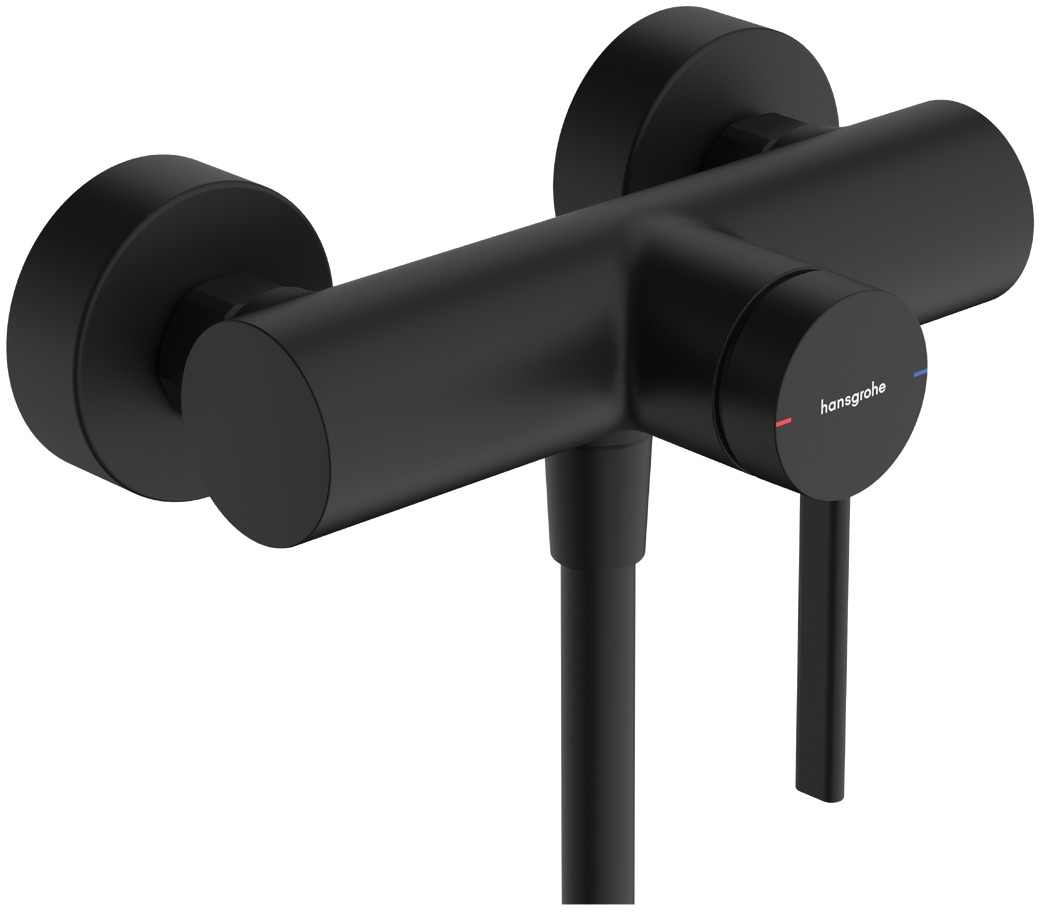 Darmowa Dostawa - Bateria prysznicowa ścienna czarna Hansgrohe Zesis S 74621670