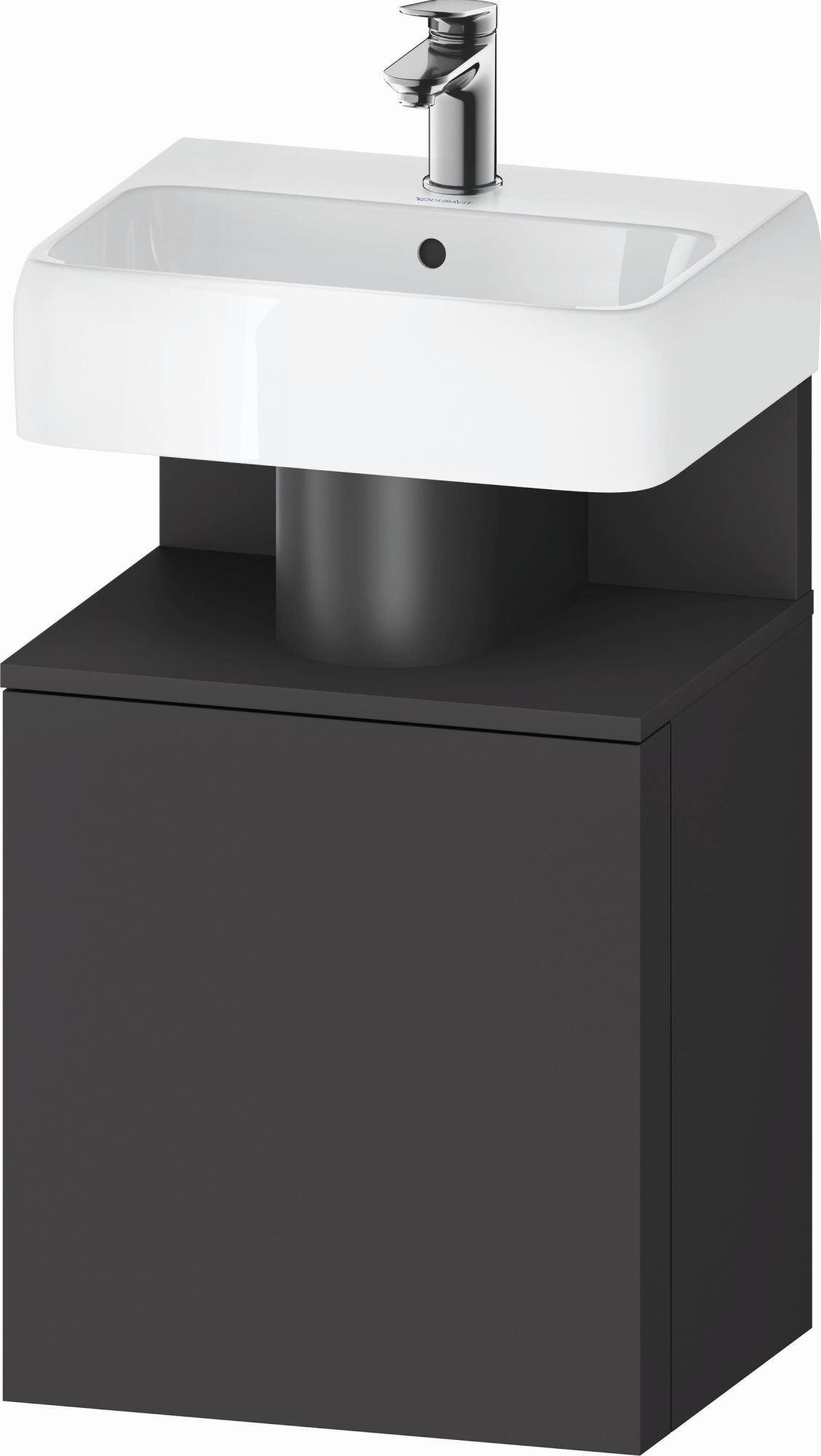 Darmowa Dostawa - Szafka 44x35x64.5 cm podumywalkowa wisząca grafit Duravit Qatego QA4076R49490000