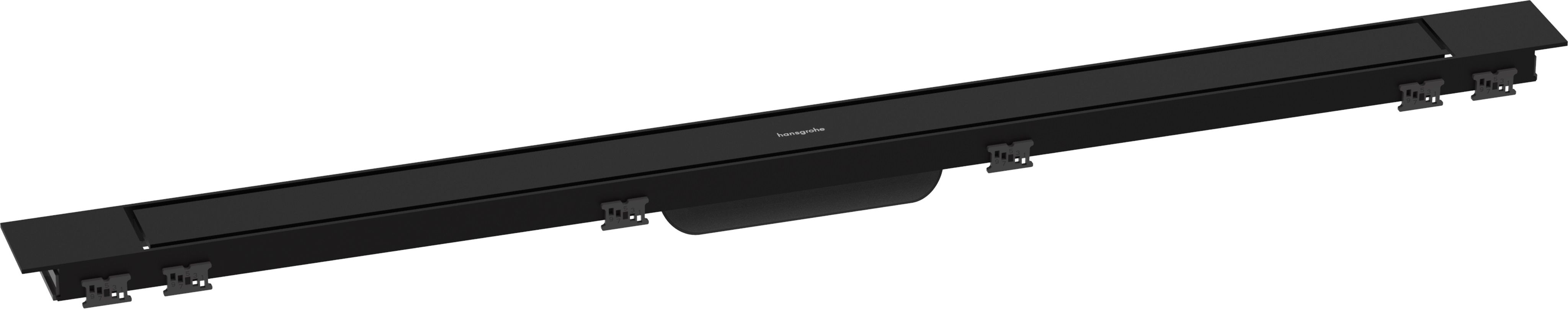 Darmowa Dostawa - Element zewnętrzny odpływu 100 cm czarny Hansgrohe RainDrain Match Plus 56217670