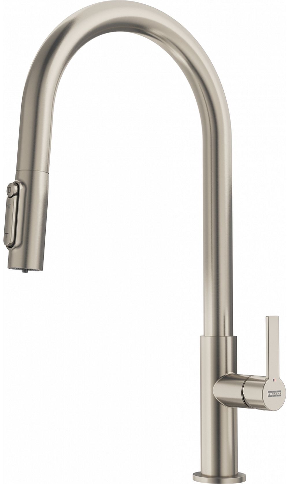 Darmowa Dostawa - Bateria kuchenna stojąca stal Franke Maris Slim Clear Water J Pull-Out 1200736604