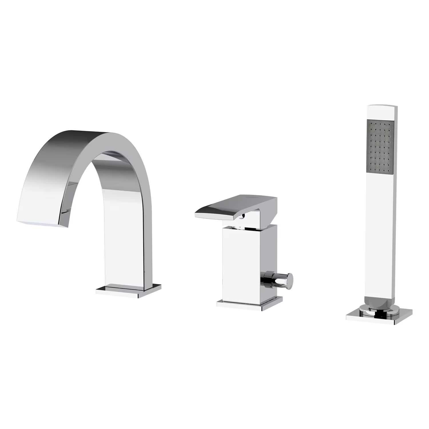 Darmowa Dostawa - Bateria wannowo-prysznicowa nawannowa chrom Kronenbach Quara 3.0 KB100366C10