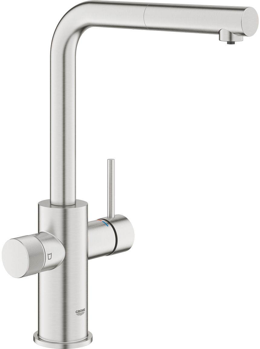 Darmowa Dostawa - Bateria kuchenna do filtra wody stojąca stal Grohe Blue 30590DC0