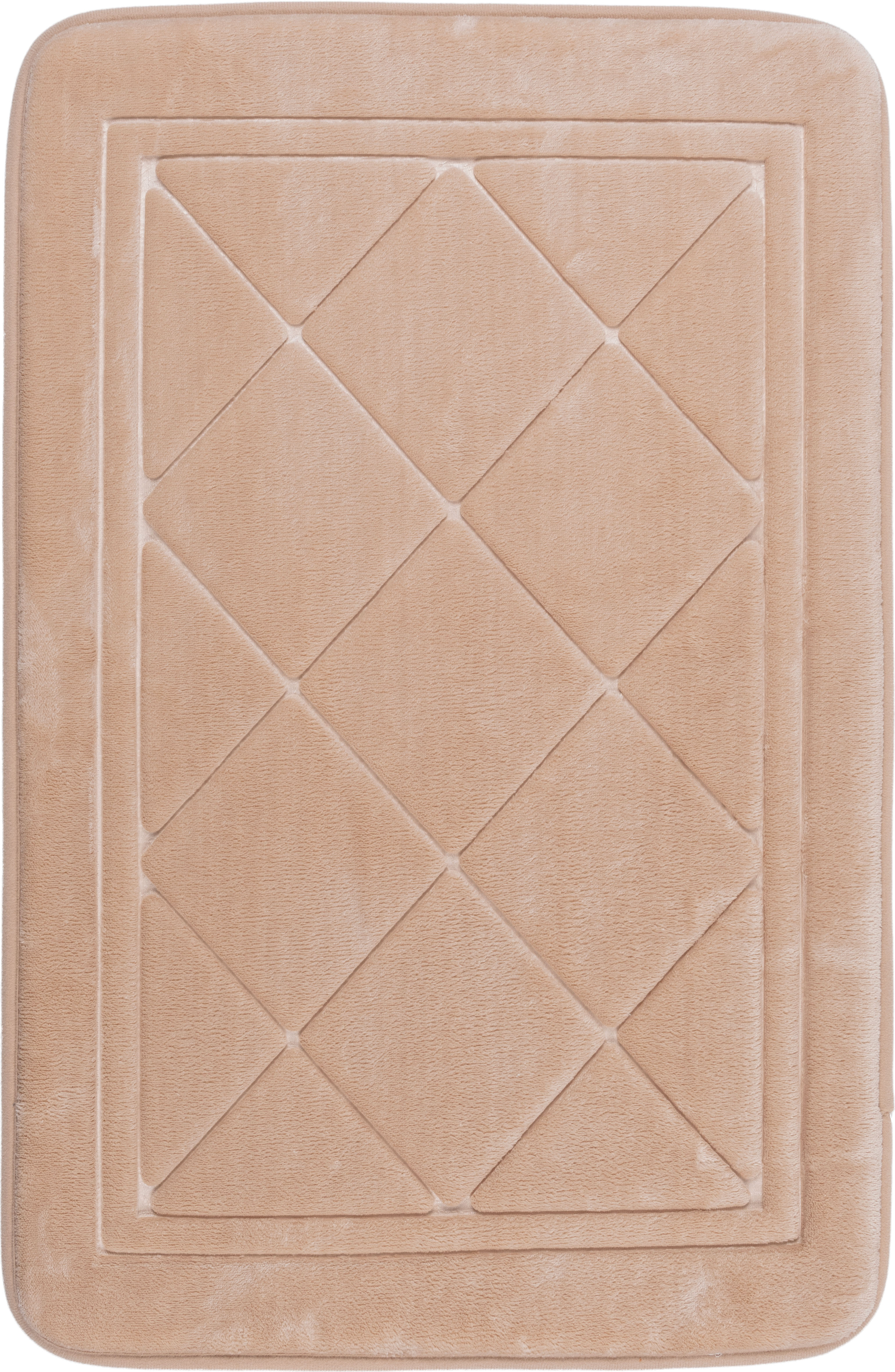 Darmowa Dostawa - Dywanik łazienkowy 76x50 cm prostokątny beżowy Multi-Decor Hamilton 508279