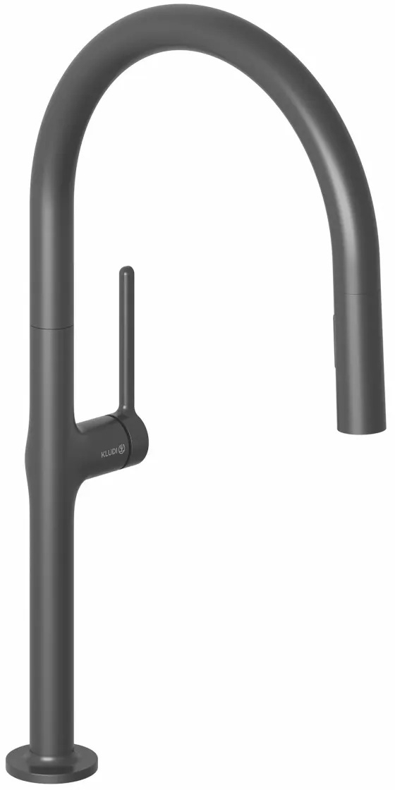 Darmowa Dostawa - Bateria kuchenna stojąca czarna Kludi Reef 508516675