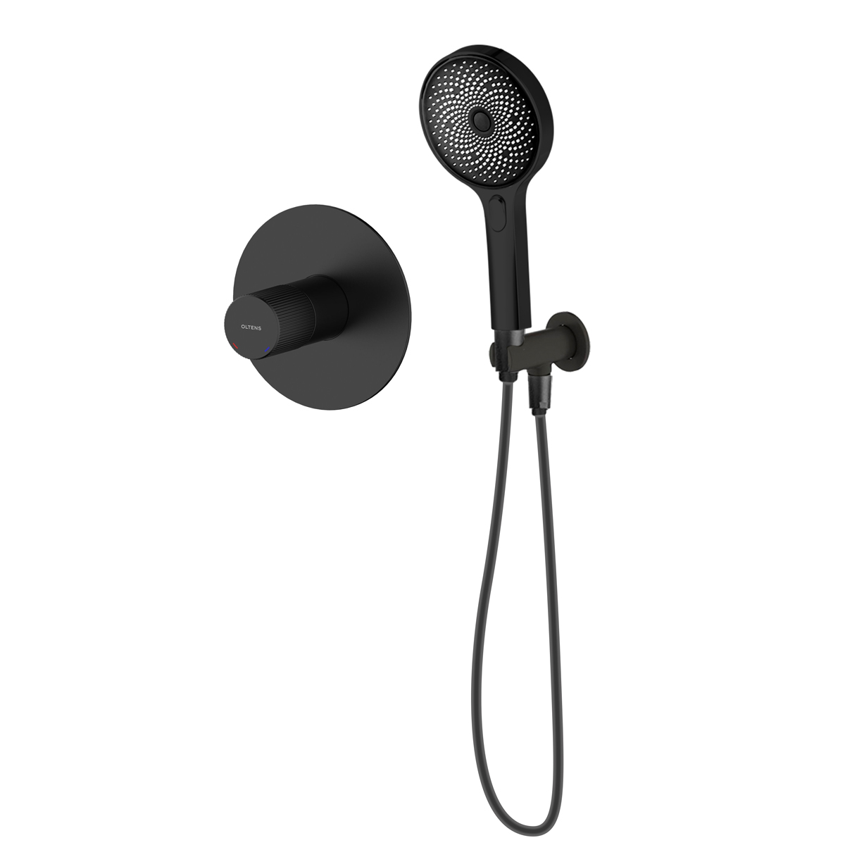 Darmowa Dostawa - Zestaw prysznicowy podtynkowy czarny mat Oltens Hamnes 36033300