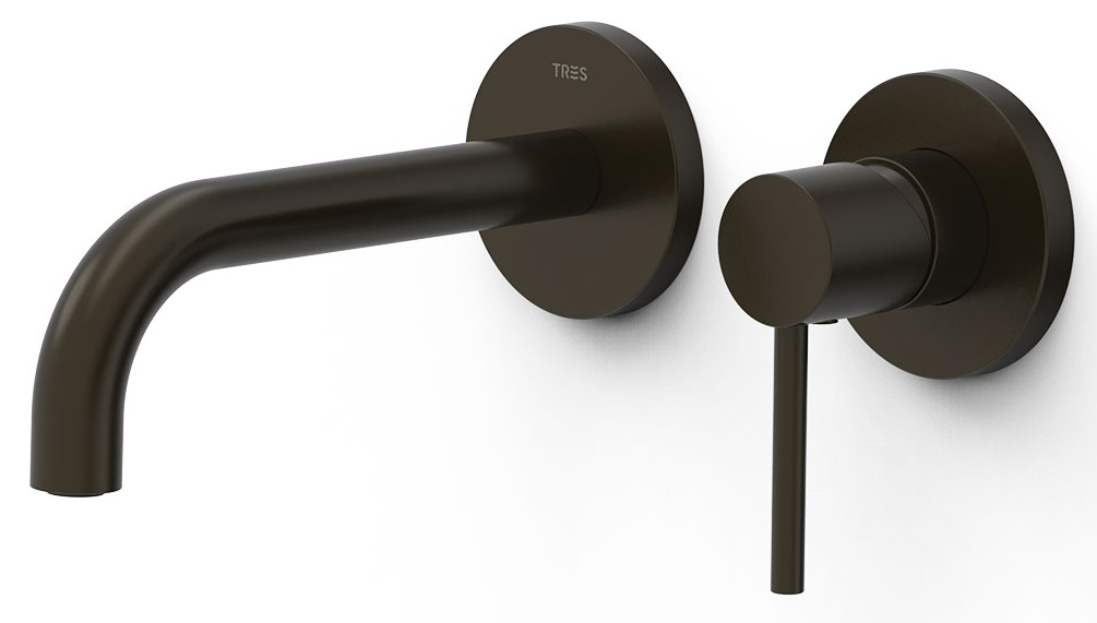 Darmowa Dostawa - Bateria umywalkowa podtynkowa czarna Tres Study Exclusive 26230021KMB