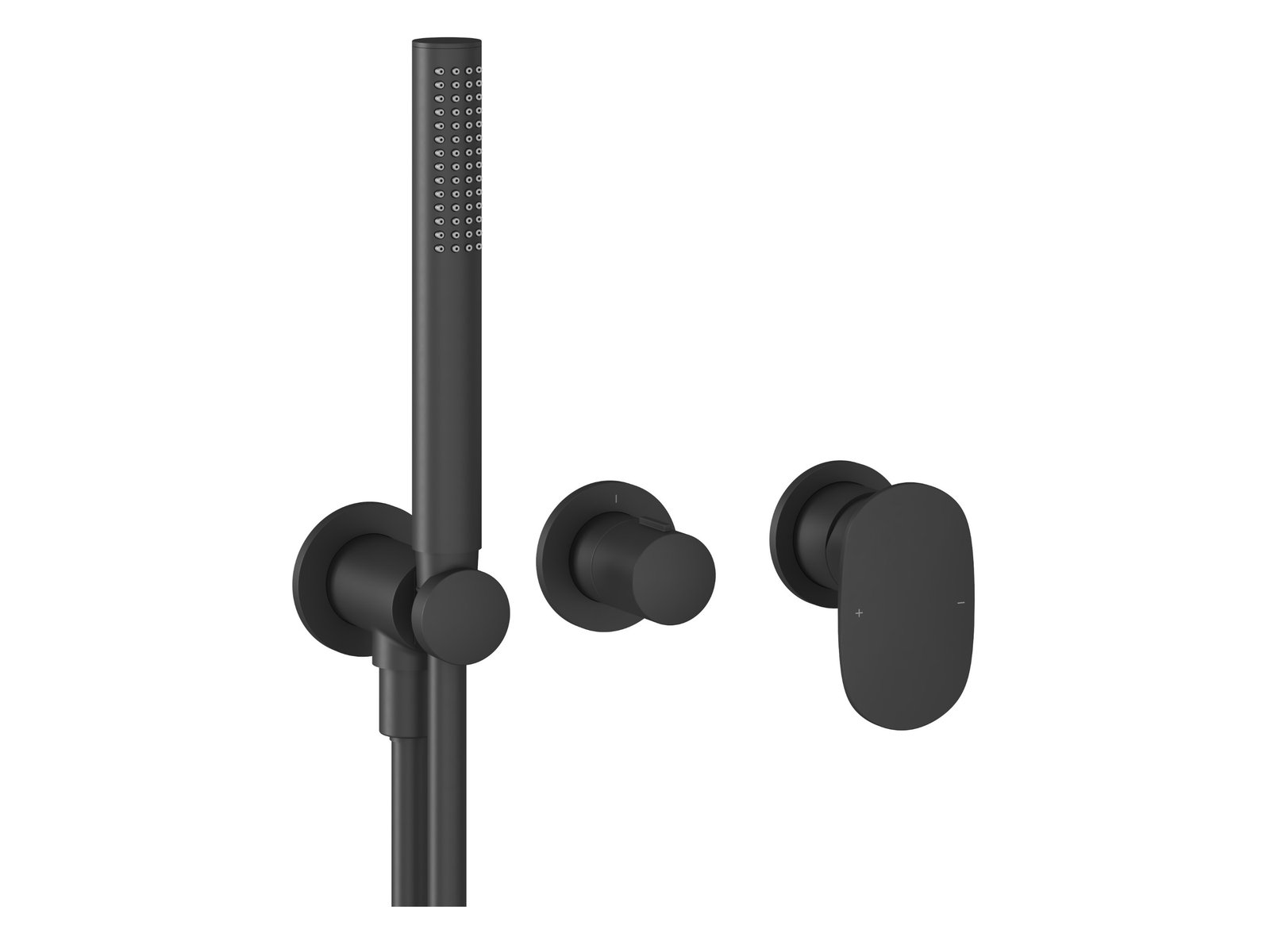 Darmowa Dostawa - Bateria wannowo-prysznicowa podtynkowa czarna Ravak Spring X070553