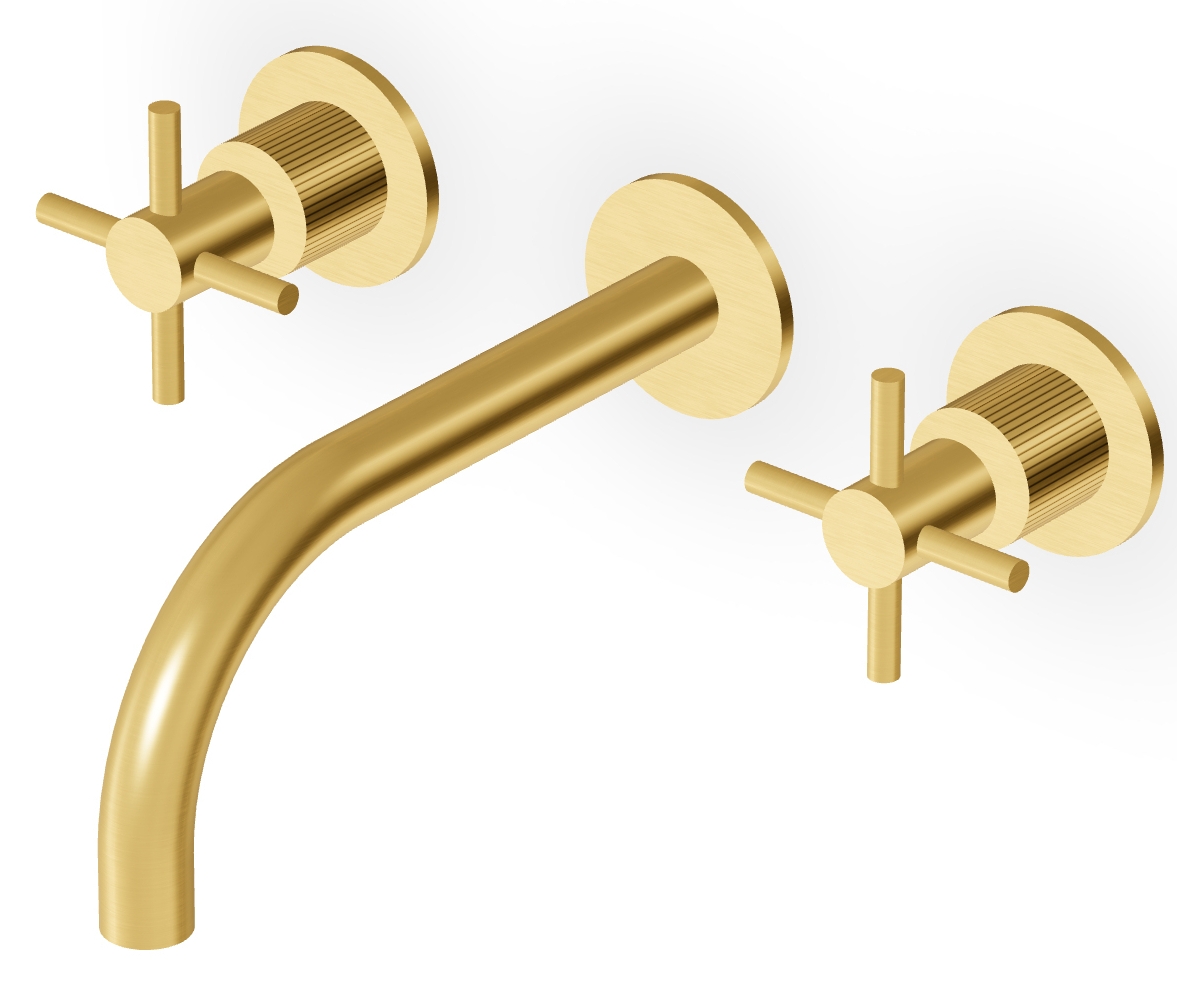 Darmowa Dostawa - Bateria umywalkowa podtynkowa złota Zucchetti Helm ZHM760XP41G2