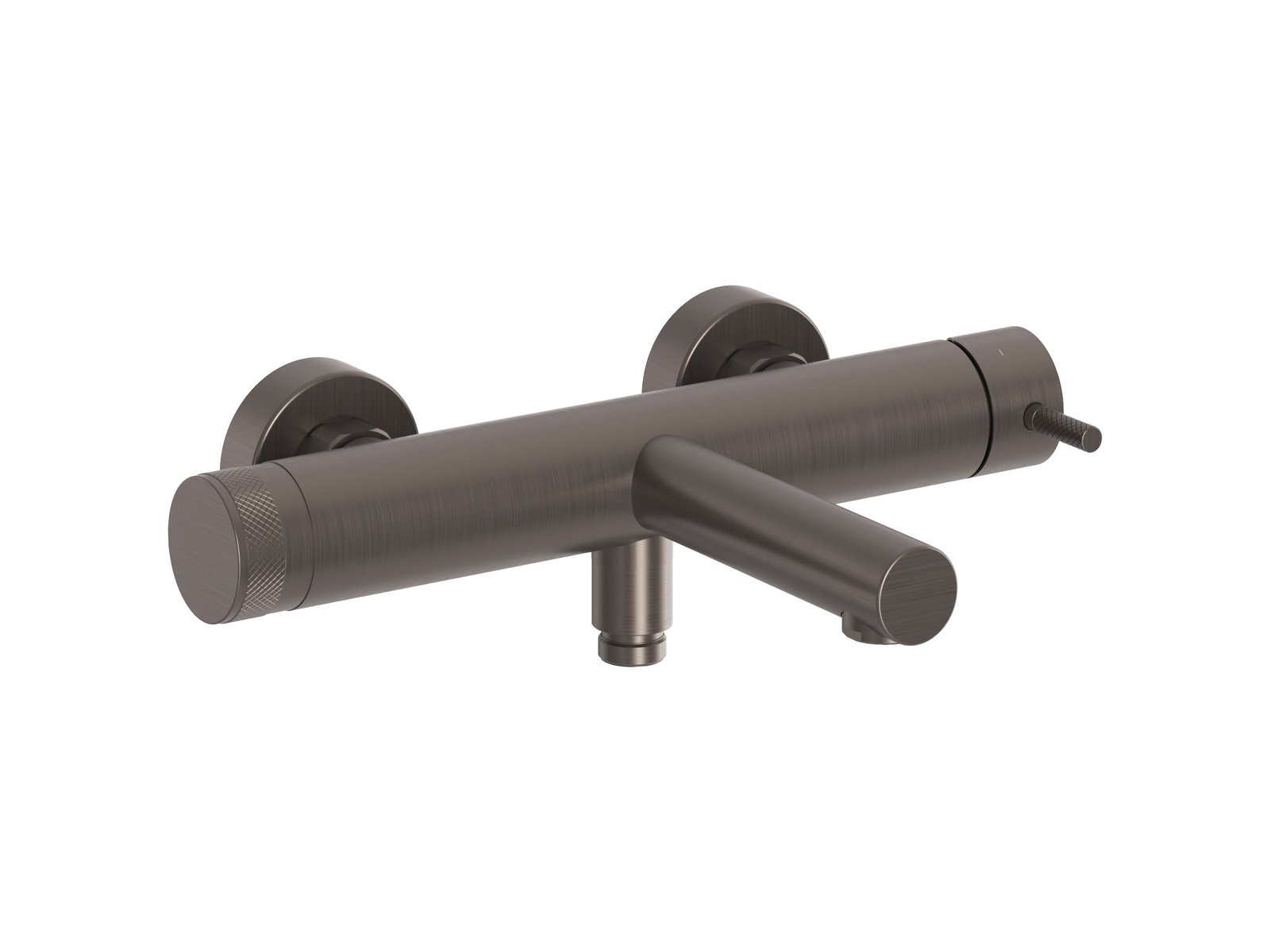 Darmowa Dostawa - Bateria wannowo-prysznicowa ścienna grafitowa Ravak Nox X070697