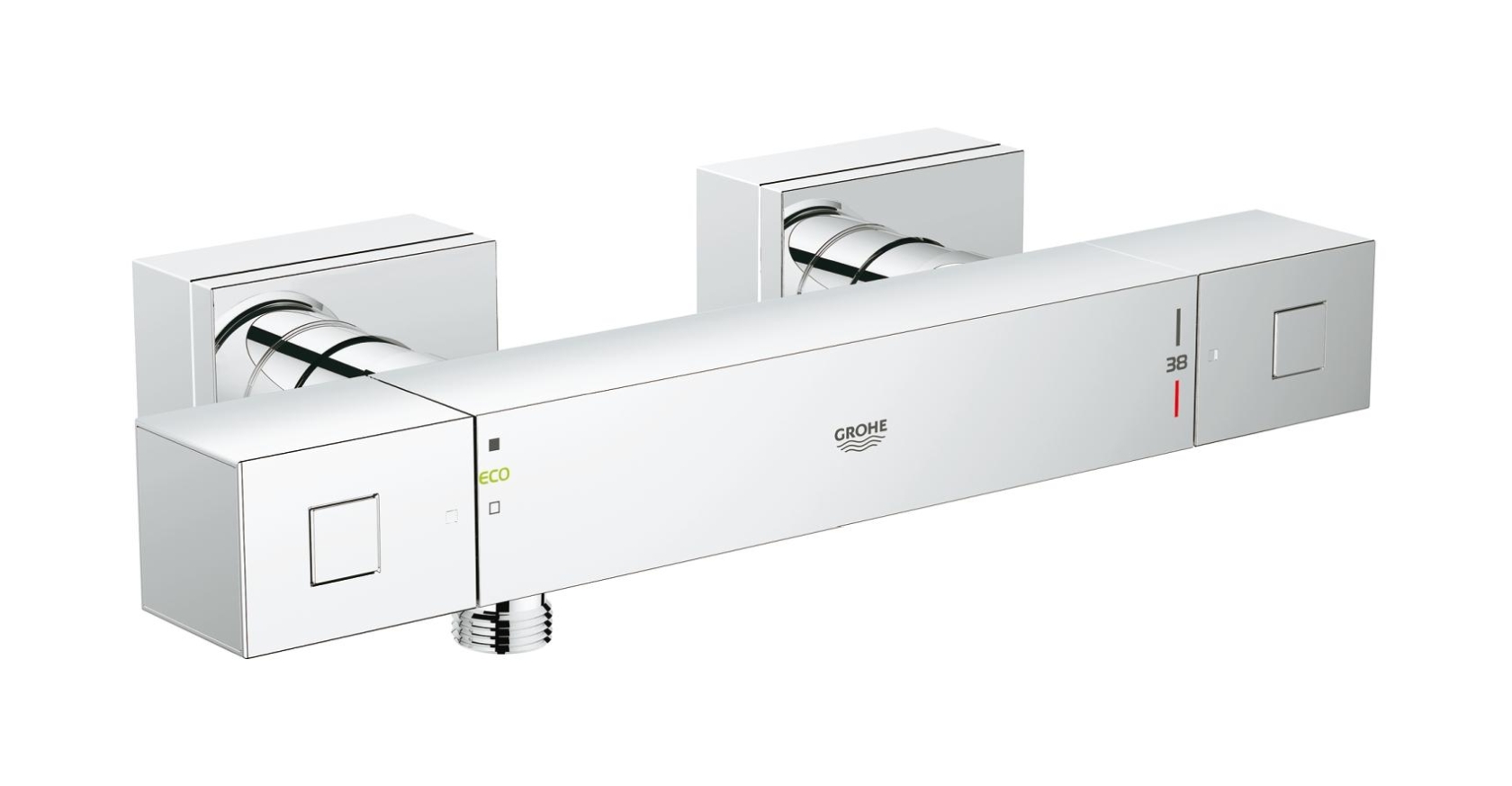 Darmowa Dostawa - Bateria prysznicowa ścienna termostatyczna starlight chrome Grohe Grohtherm Cube 34488000