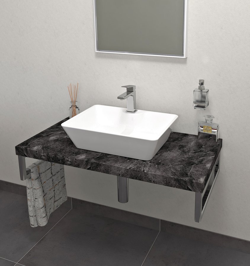 Darmowa Dostawa - Blat 70x49.5 cm grafit Sapho Avice AV079