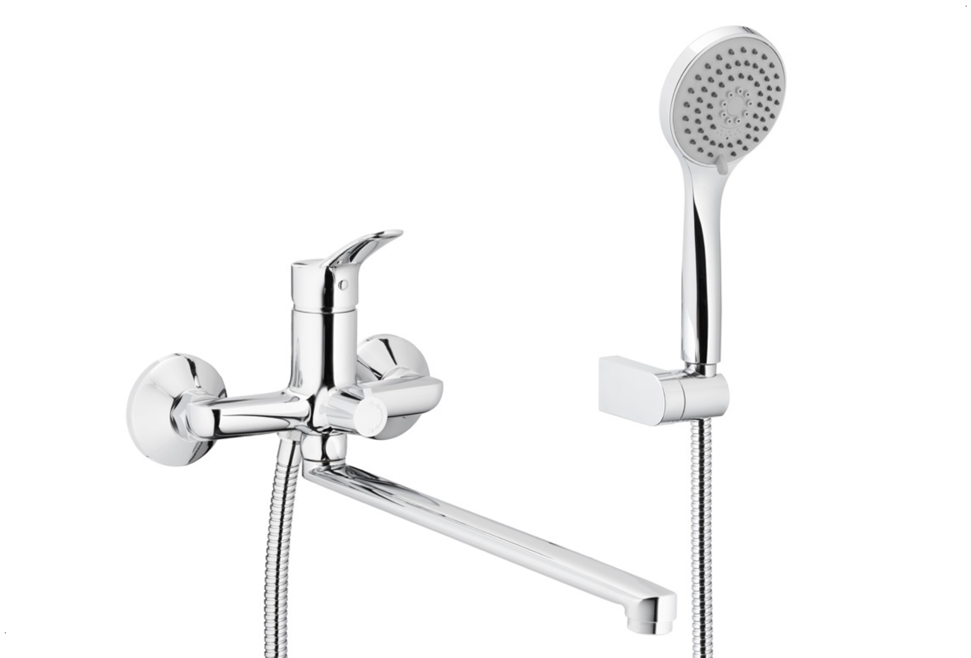 Darmowa Dostawa - Bateria wannowo-prysznicowa ścienna chrom KFA Armatura Morris 524871500