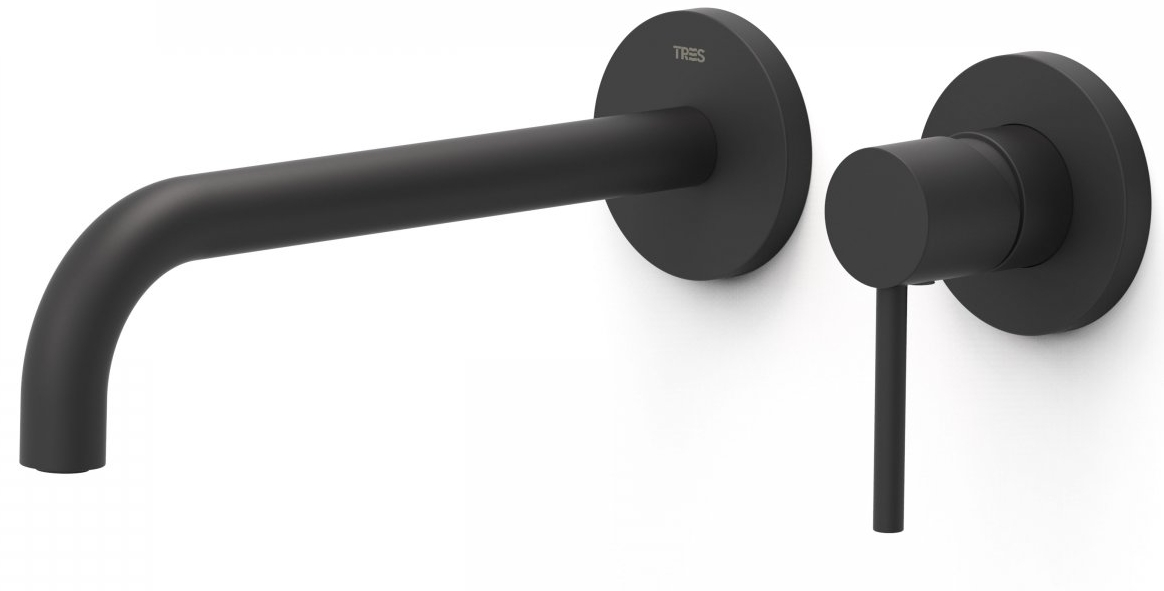 Darmowa Dostawa - Bateria umywalkowa podtynkowa czarna Tres Study 26230022NM