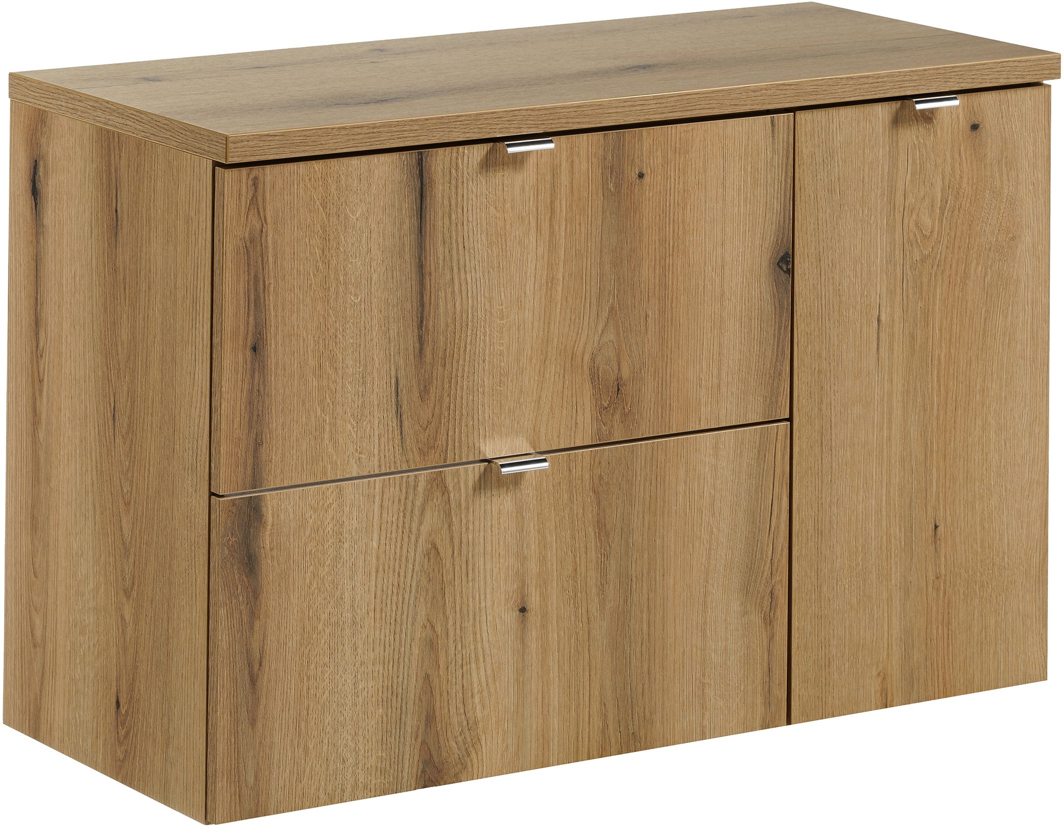 Darmowa Dostawa - Zestaw 2 szafek łazienkowych 90x40x57 cm podumywalkowa wisząca dąb Comad Nova Oak SETNOABOAK90CMS