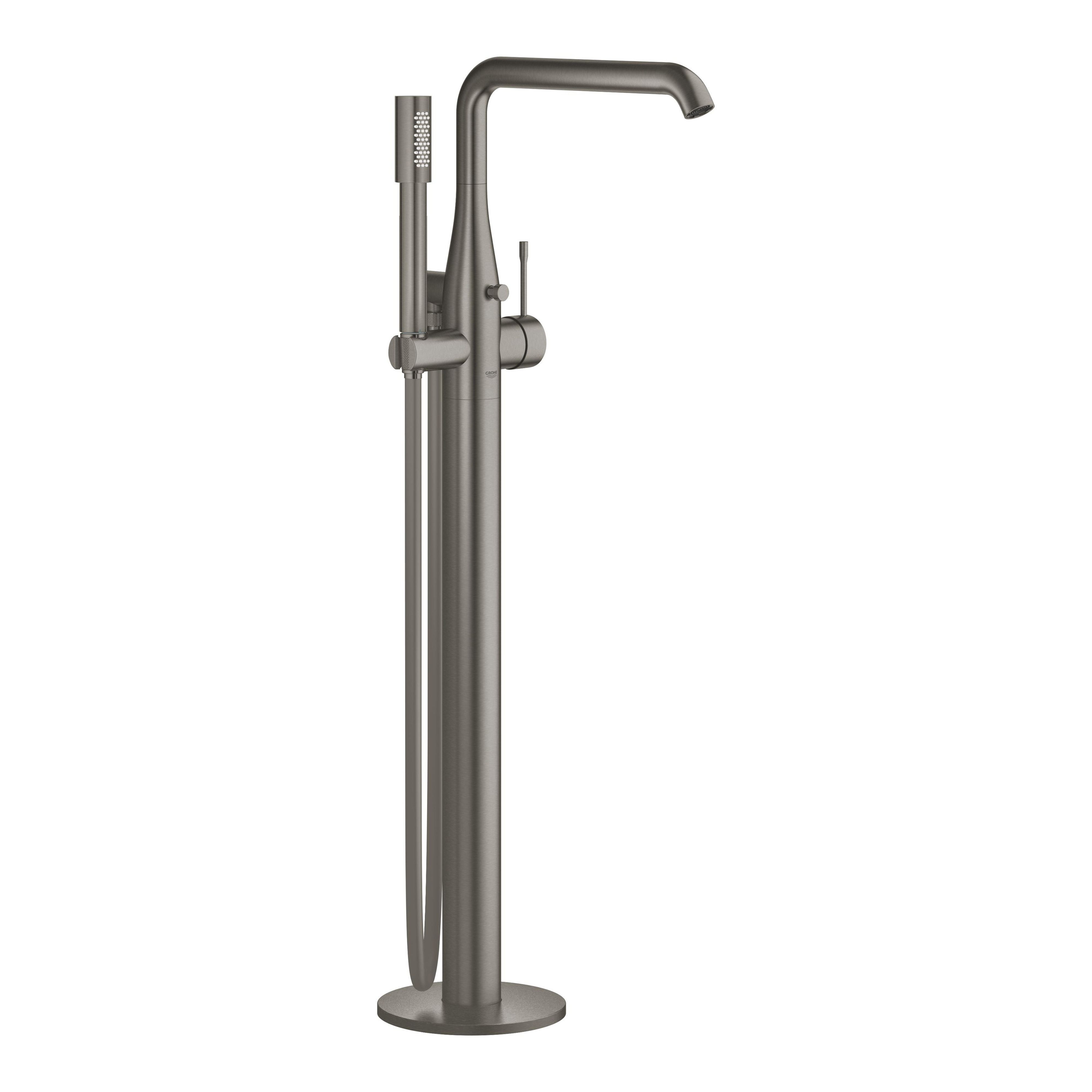 Darmowa Dostawa - Bateria wannowo-prysznicowa wolnostojąca brushed hard graphite Grohe Essence 23491AL1