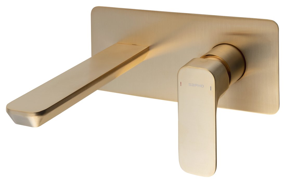 Darmowa Dostawa - Bateria umywalkowa podtynkowa złota Sapho Spy PY0819