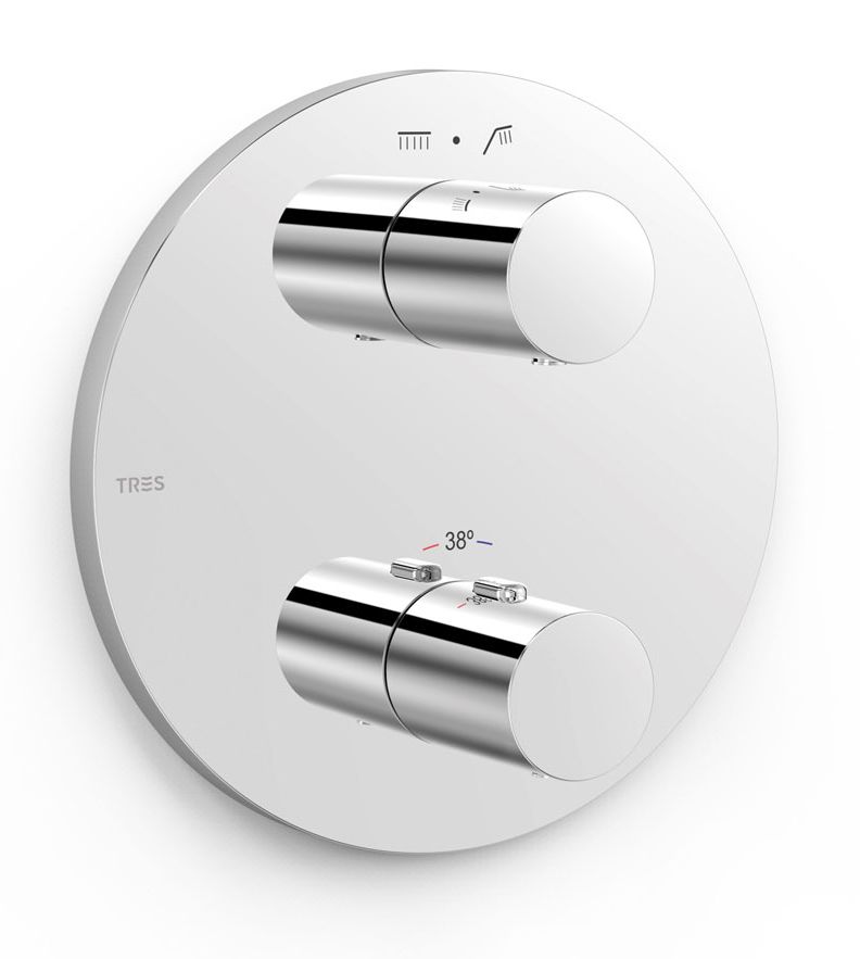 Darmowa Dostawa - Bateria wannowo-prysznicowa podtynkowa chrom Tres Therm-Box 20425001
