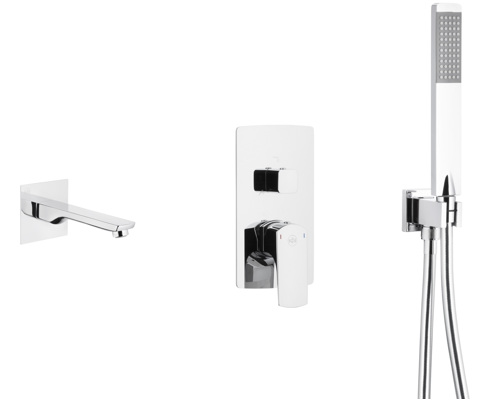 Darmowa Dostawa - Bateria wannowo-prysznicowa podtynkowa chrom KFA Armatura Mokait 553940100