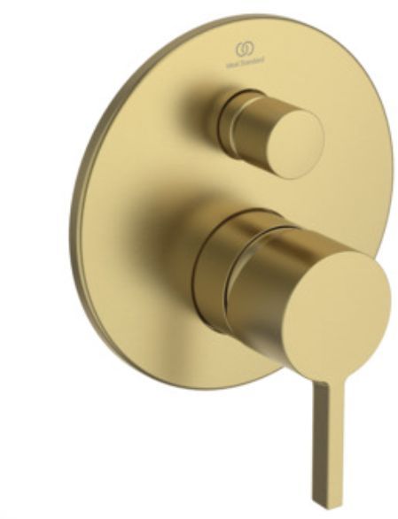 Darmowa Dostawa - Bateria wannowo-prysznicowa podtynkowa złota Ideal Standard Joy A7383A2