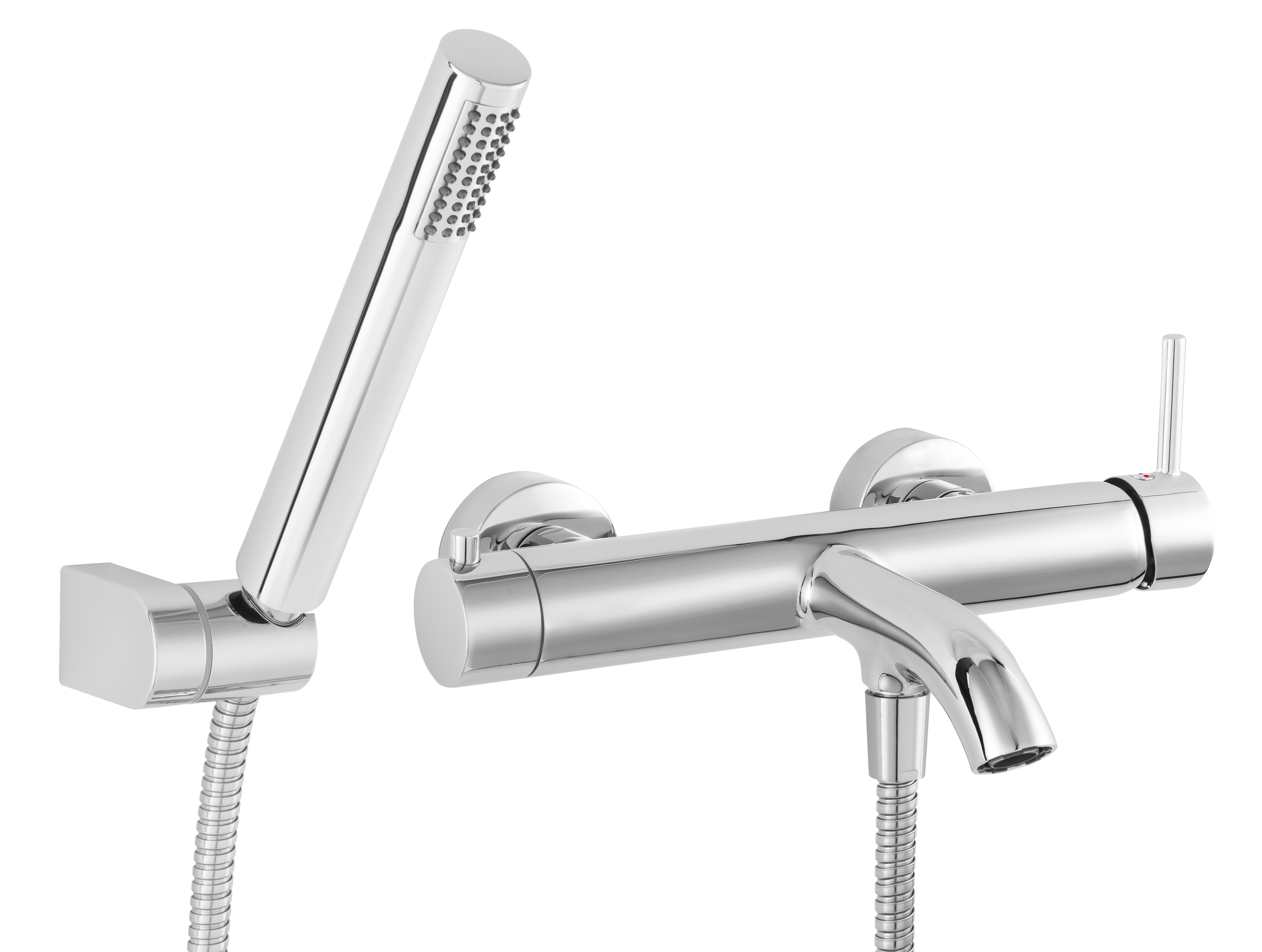 Darmowa Dostawa - Bateria wannowo-prysznicowa ścienna chrom Ferro Ciriculus BCK11