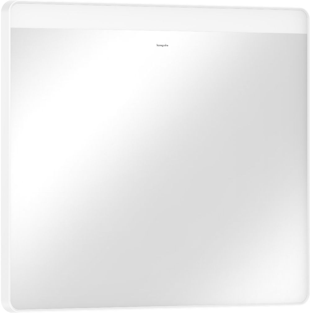Darmowa Dostawa - Lustro 80x70 cm prostokątne z oświetleniem biały Hansgrohe Xarita Lite Q 54958700