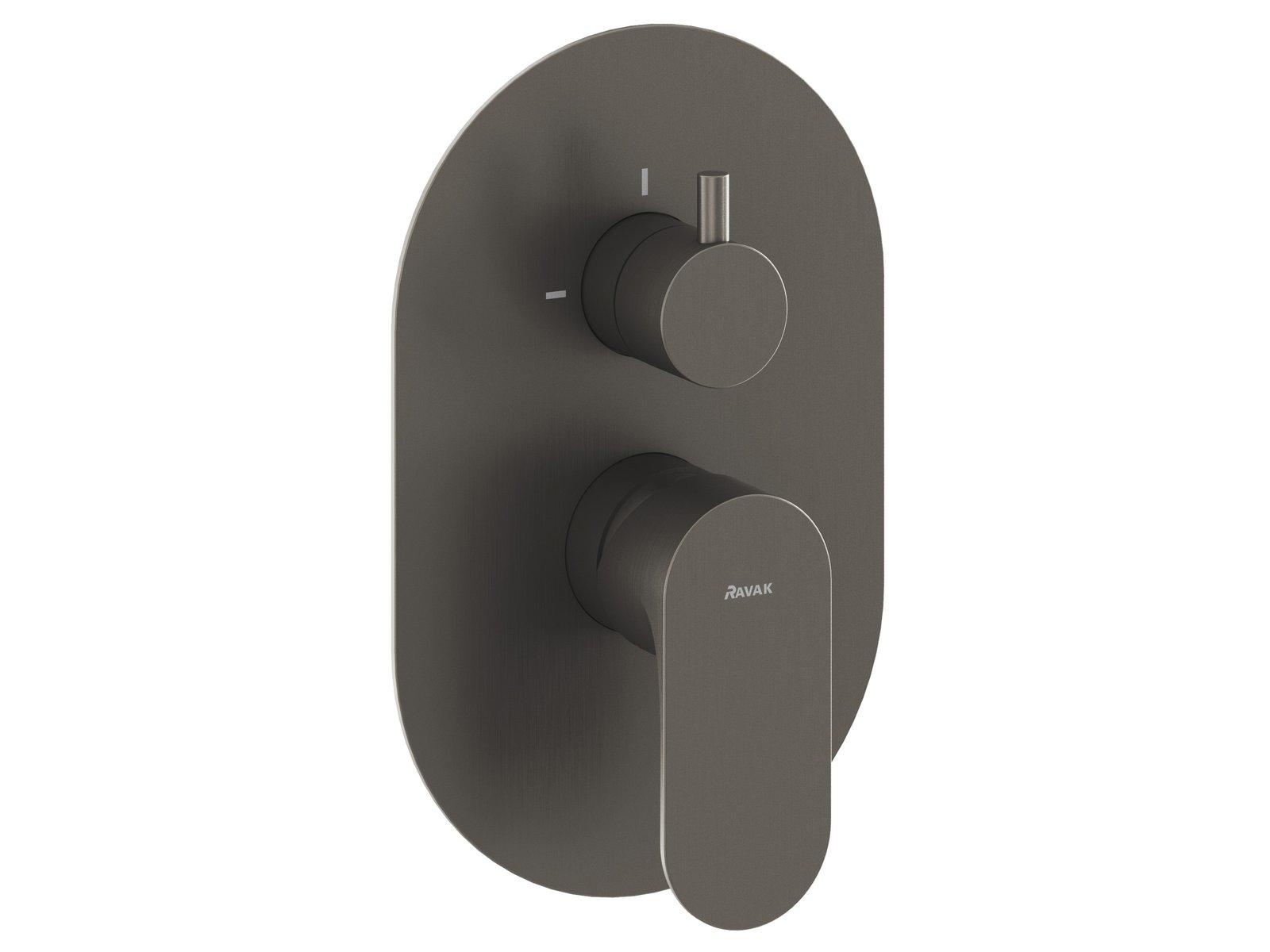 Darmowa Dostawa - Bateria wannowo-prysznicowa podtynkowa grafitowa Ravak Eleganta X070338