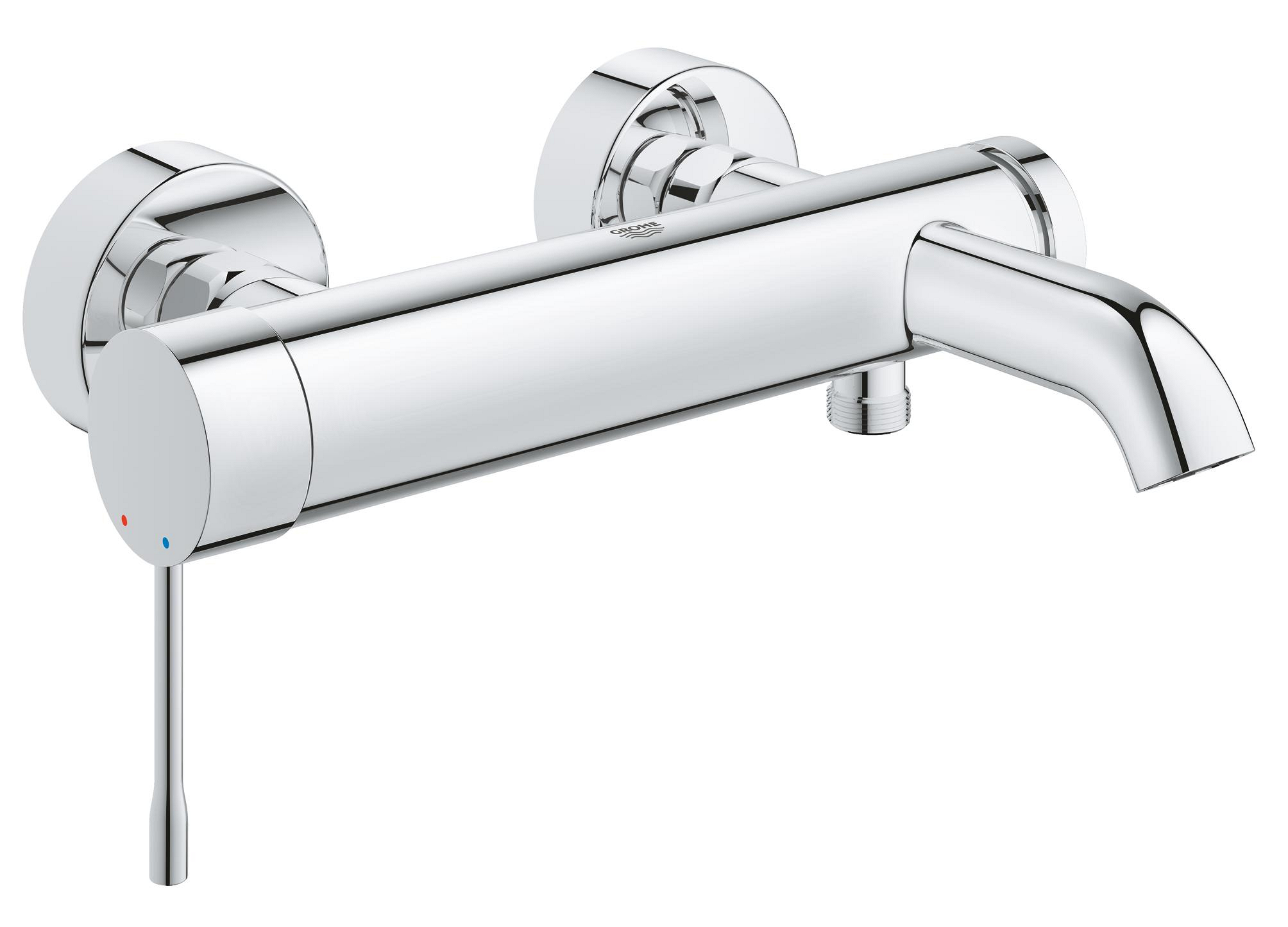 Darmowa Dostawa - Bateria wannowo-prysznicowa ścienna starlight chrome Grohe Essence 33624001