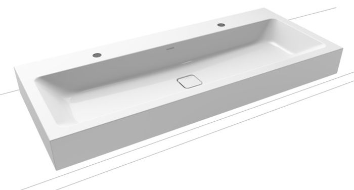 Darmowa Dostawa - Umywalka 120x50 cm prostokątna ścienna biała Kaldewei Cono 902706043001