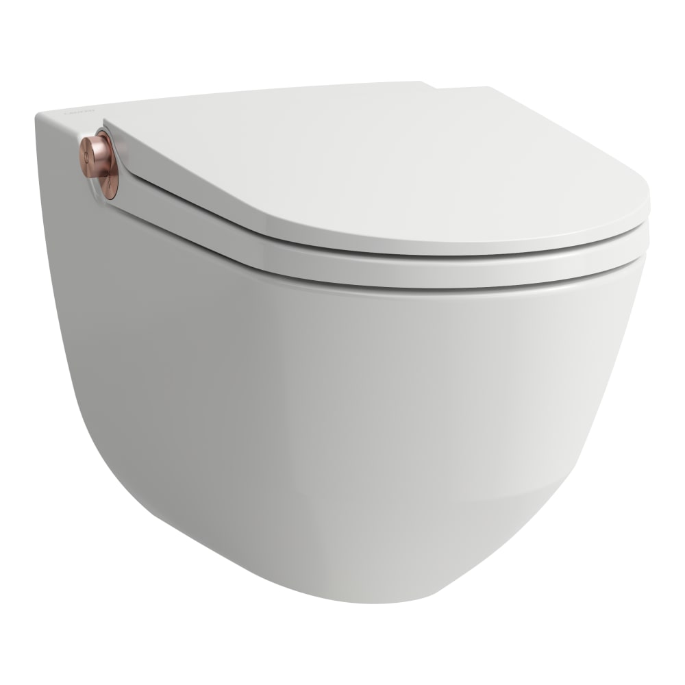 Darmowa Dostawa - Toaleta myjąca wisząca bez kołnierza biała Laufen Cleanet Riva H8206917640001