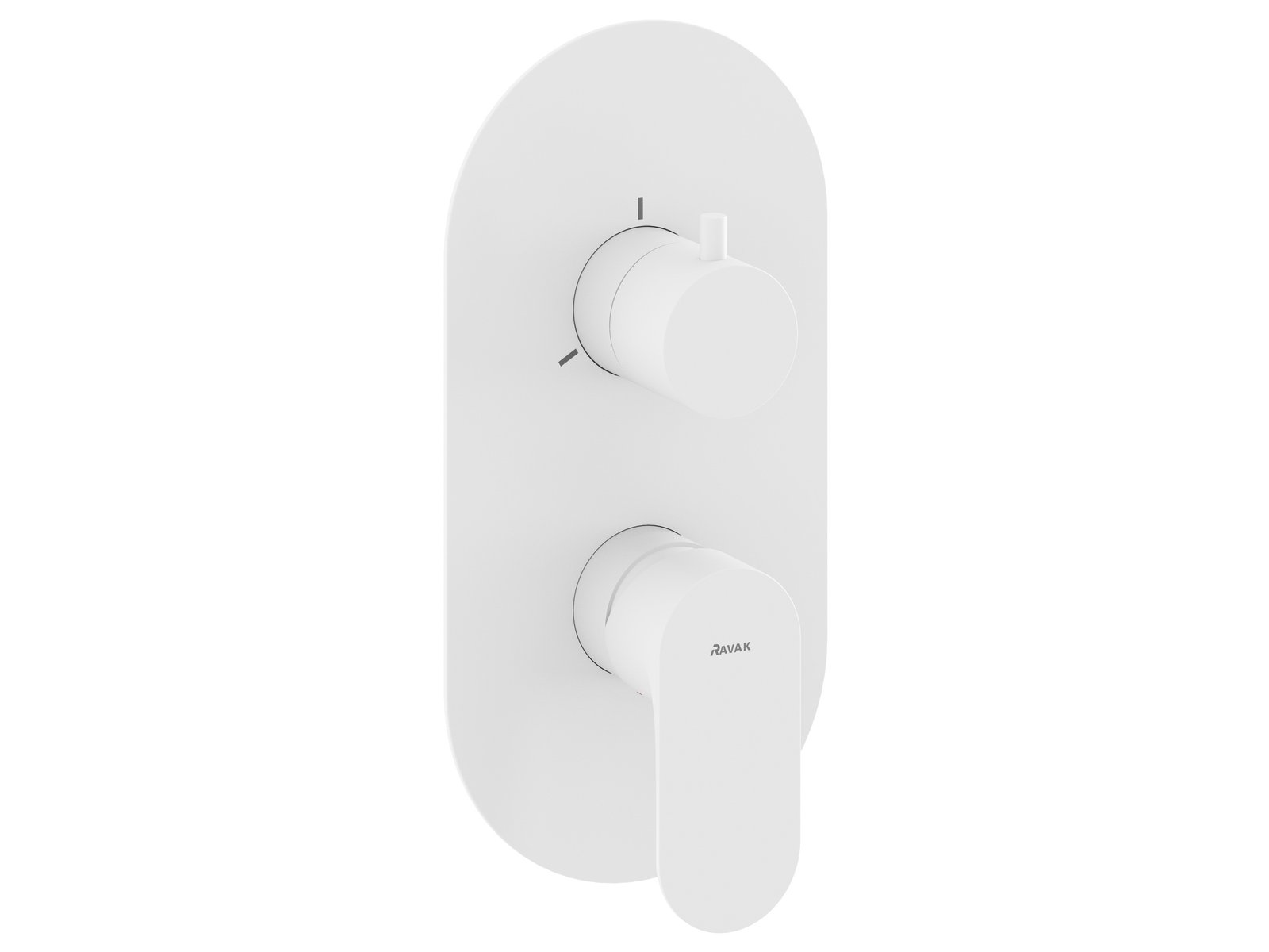Darmowa Dostawa - Bateria wannowo-prysznicowa podtynkowa z termostatem biała Ravak Eleganta X070260