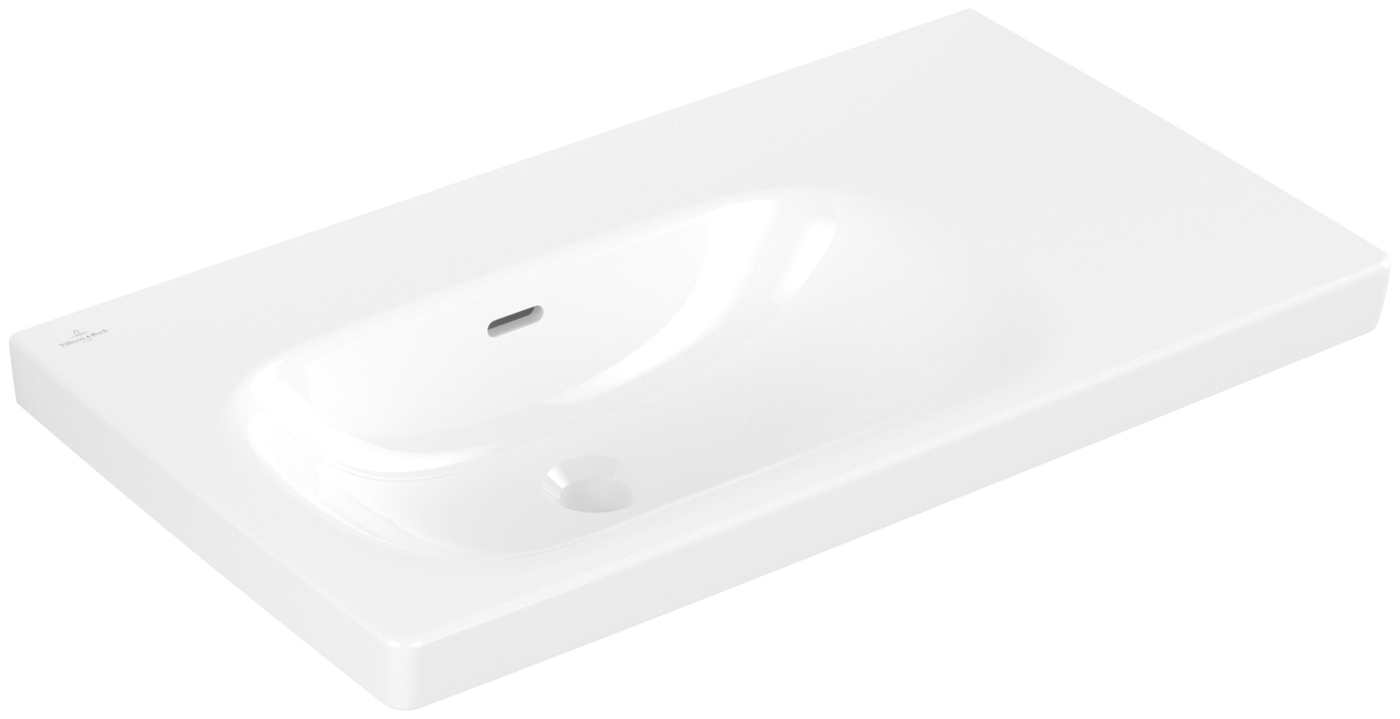 Darmowa Dostawa - Umywalka 80x46 cm prostokątna meblowa biała Villeroy & Boch Skyla 5A52L301