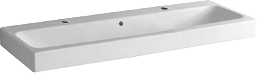 Darmowa Dostawa - Umywalka 120x48 cm prostokątna ścienna-meblowa biała Geberit iCon 124020000