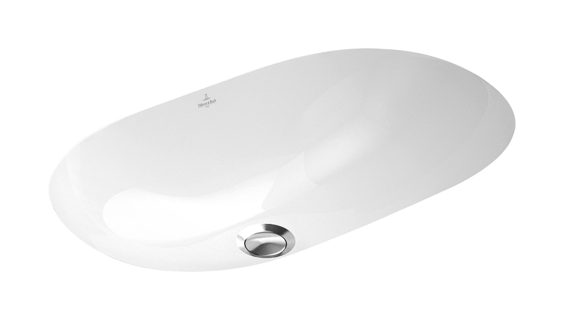 Darmowa Dostawa - Umywalka 53x32 cm owalna podblatowa biała Villeroy & Boch O.Novo 41625001