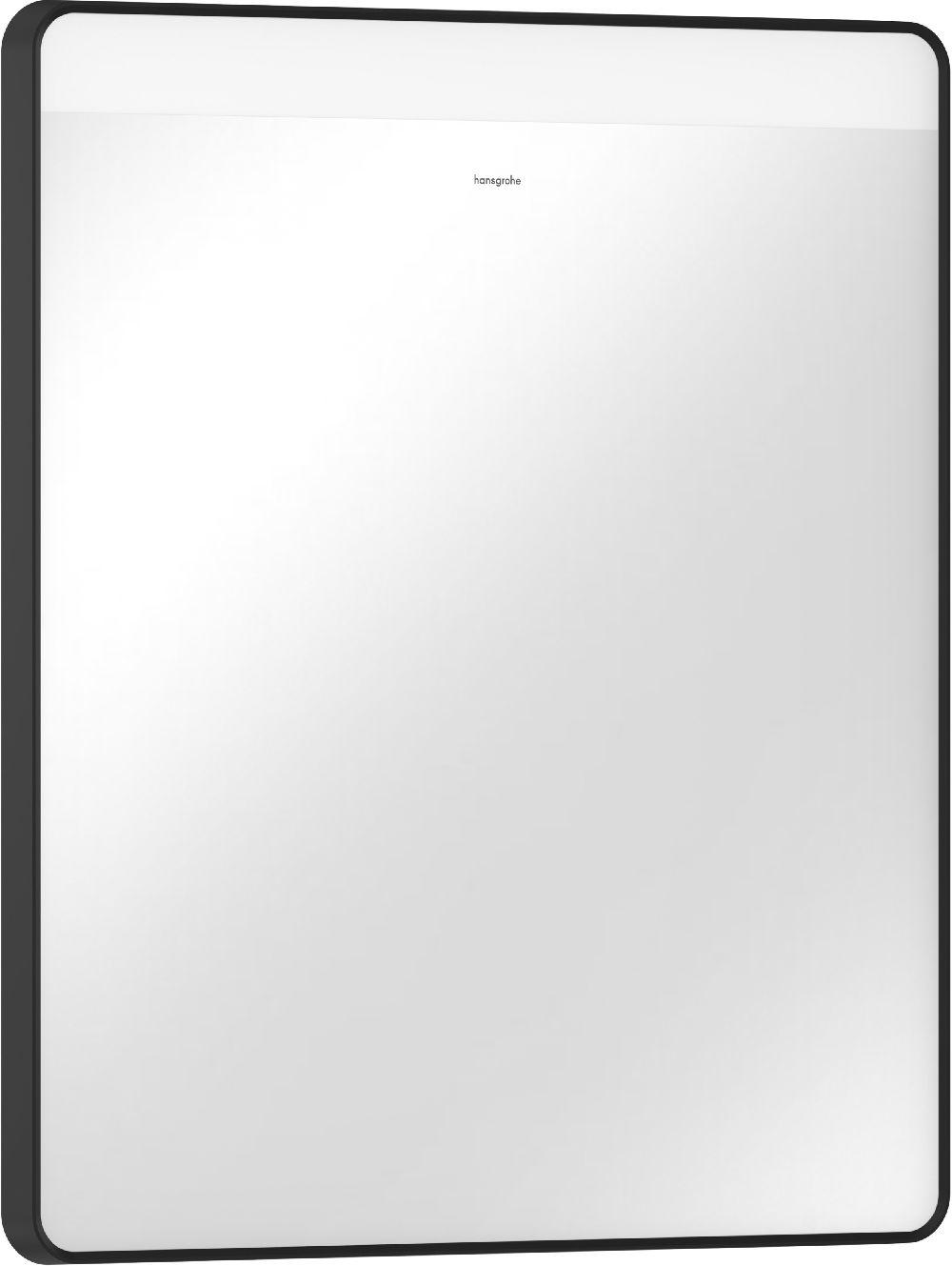 Darmowa Dostawa - Lustro 60x70 cm prostokątne z oświetleniem czarny Hansgrohe Xarita Lite Q 54957670