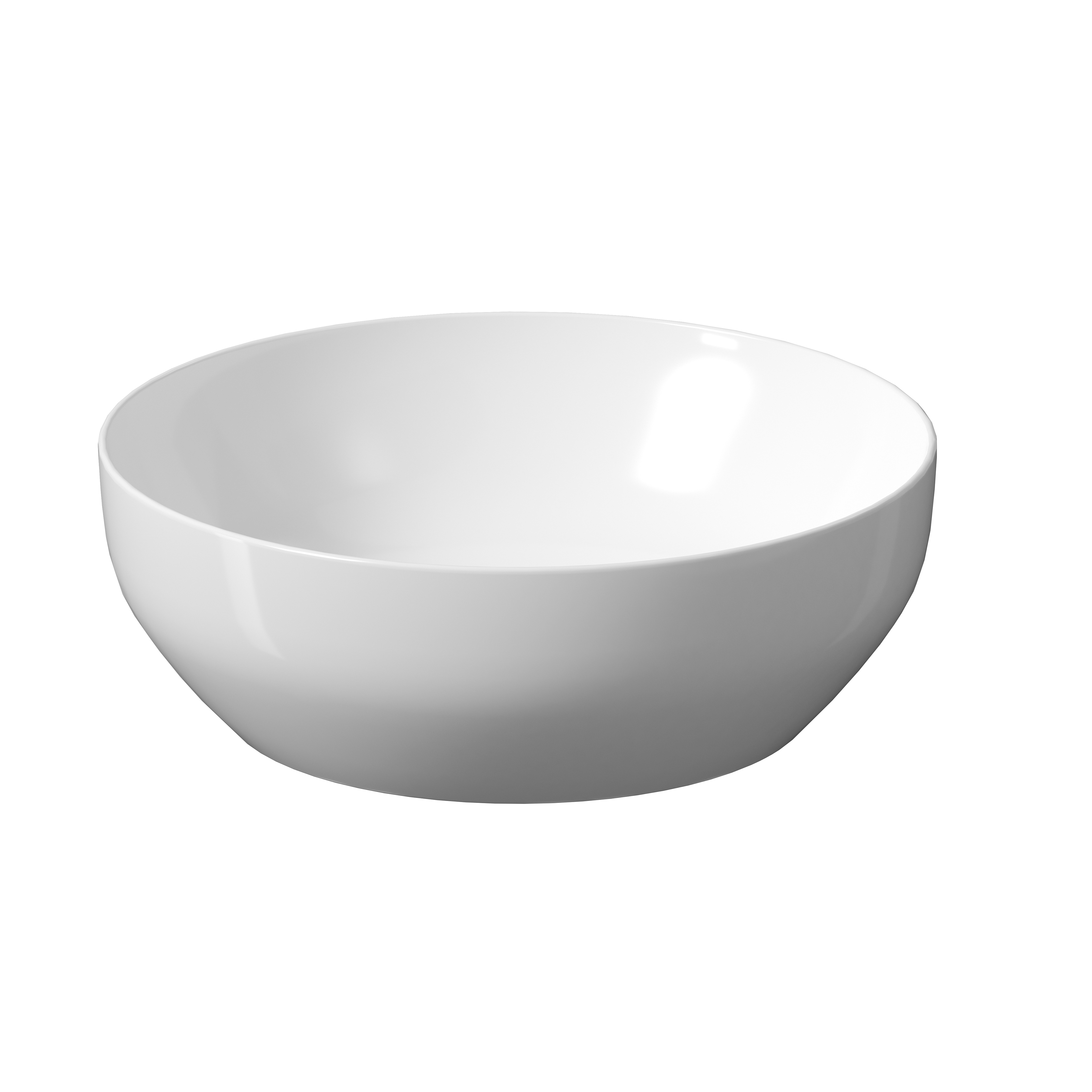 Darmowa Dostawa - Umywalka 40x40 cm okrągła nablatowa biała Meissen Keramik Farva K712026