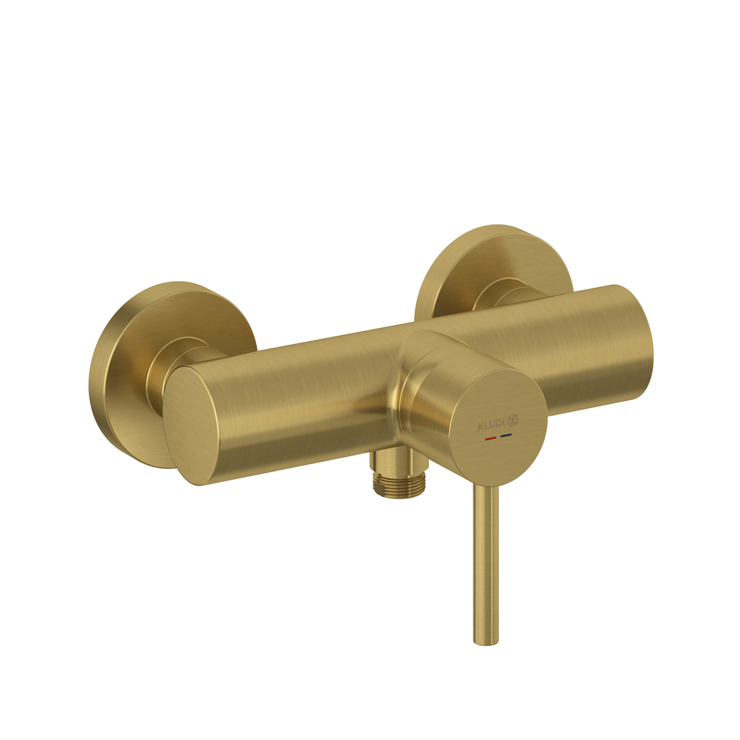 Darmowa Dostawa - Bateria prysznicowa ścienna złota Kludi Bozz 38831N076