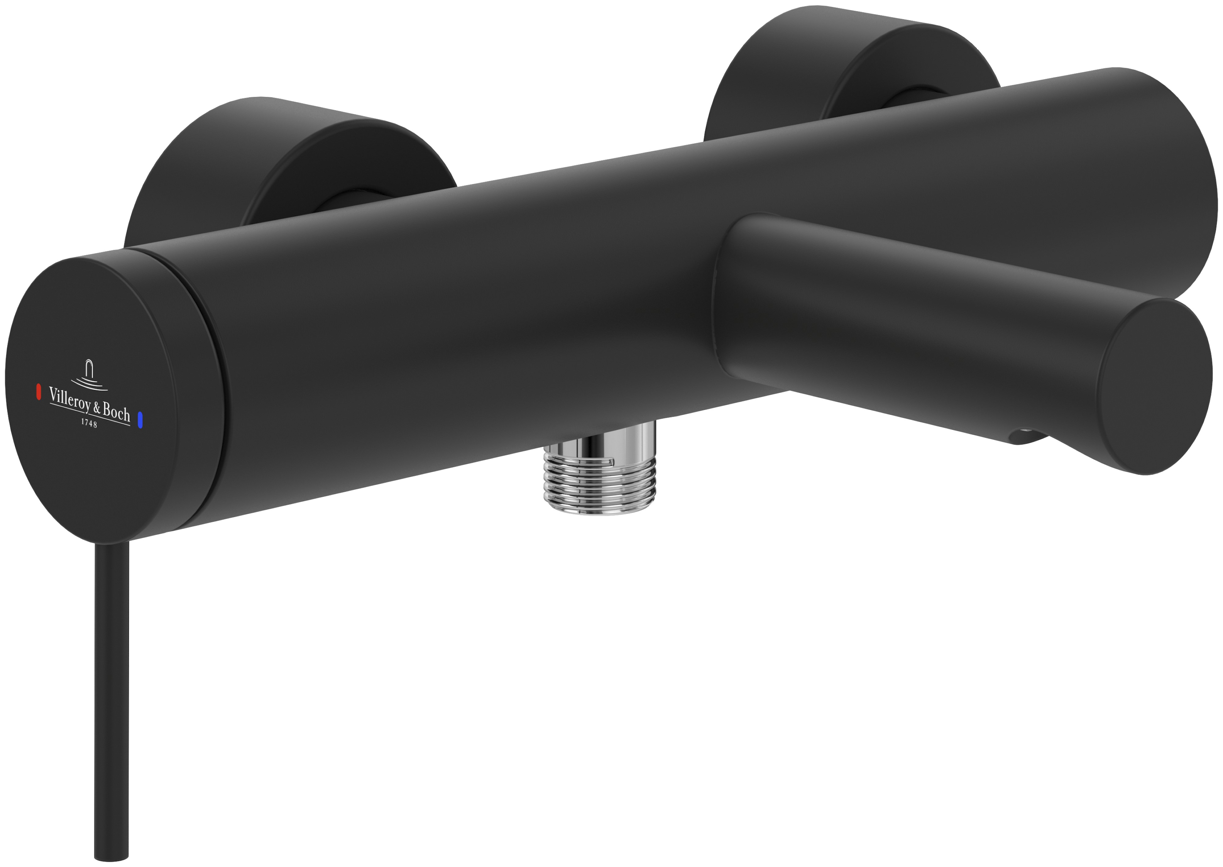 Darmowa Dostawa - Bateria wannowo-prysznicowa ścienna czarny Villeroy & Boch Loop & Friends TVT106501153K5