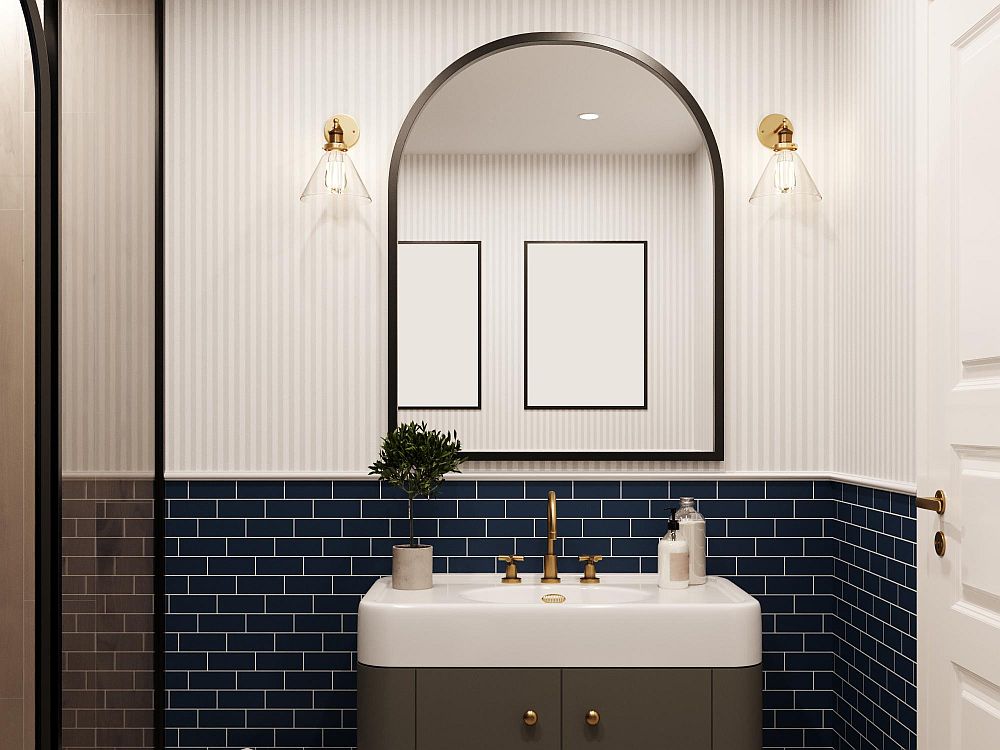 Darmowa Dostawa - Lustro 40x140 cm czarny Guarda Tamo FORTAMCZARNY40x140