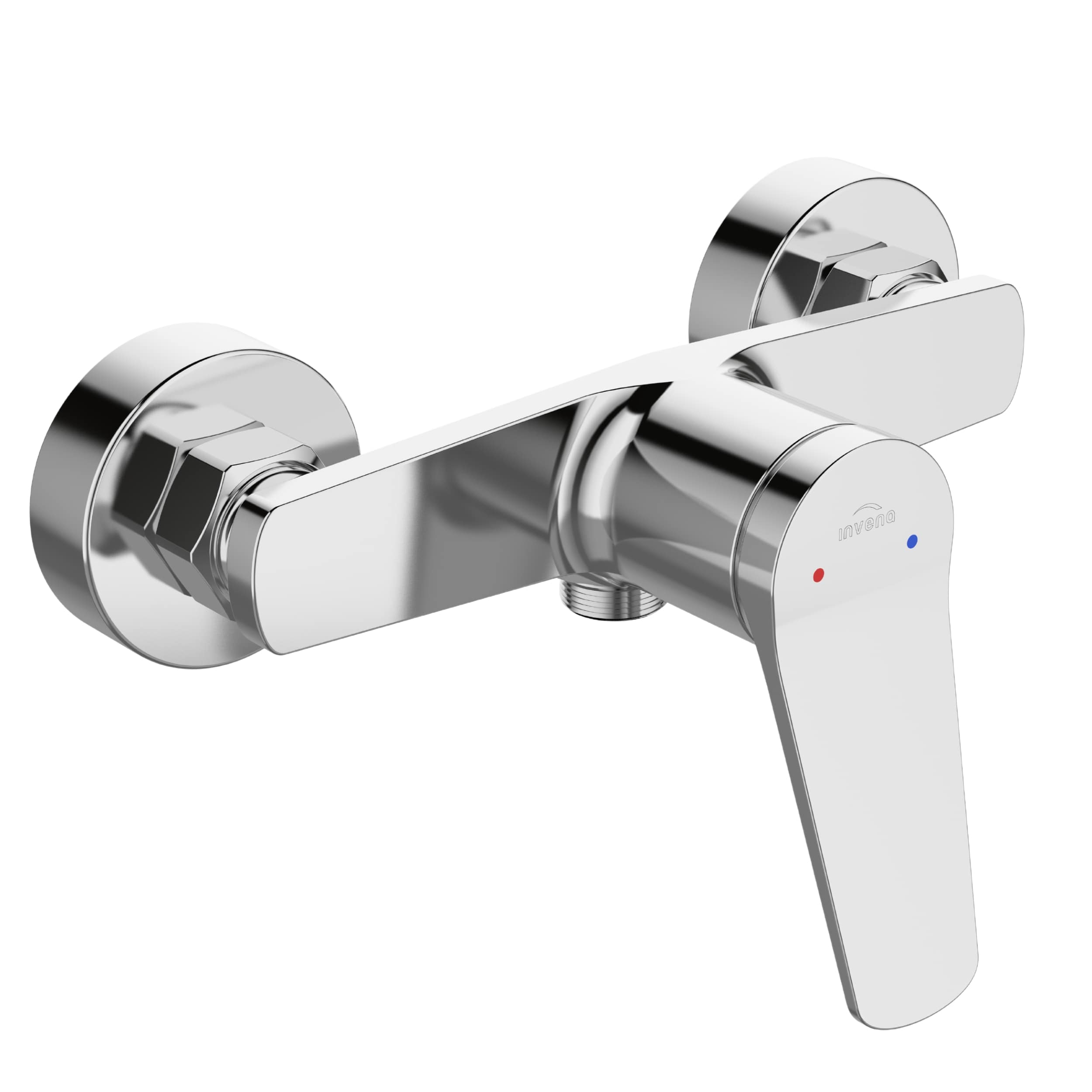 Darmowa Dostawa - Bateria prysznicowa ścienna chrom Invena Alonia BN70001