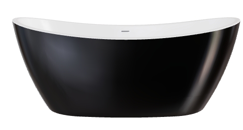 Darmowa Dostawa - Wanna wolnostojąca 170x80 cm owalna dwukolorowa Besco Ayla #WAS170ABBI