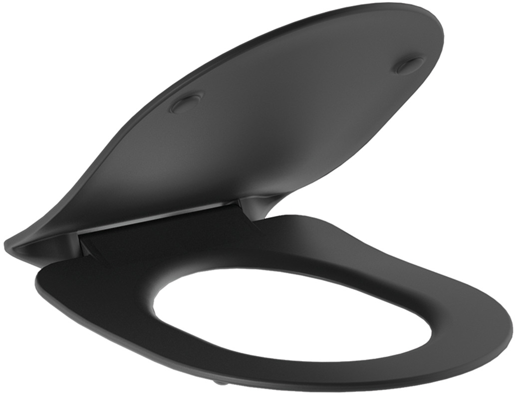 Darmowa Dostawa - Deska sedesowa wolnoopadająca czarna Kludi Resa R 23WCS39