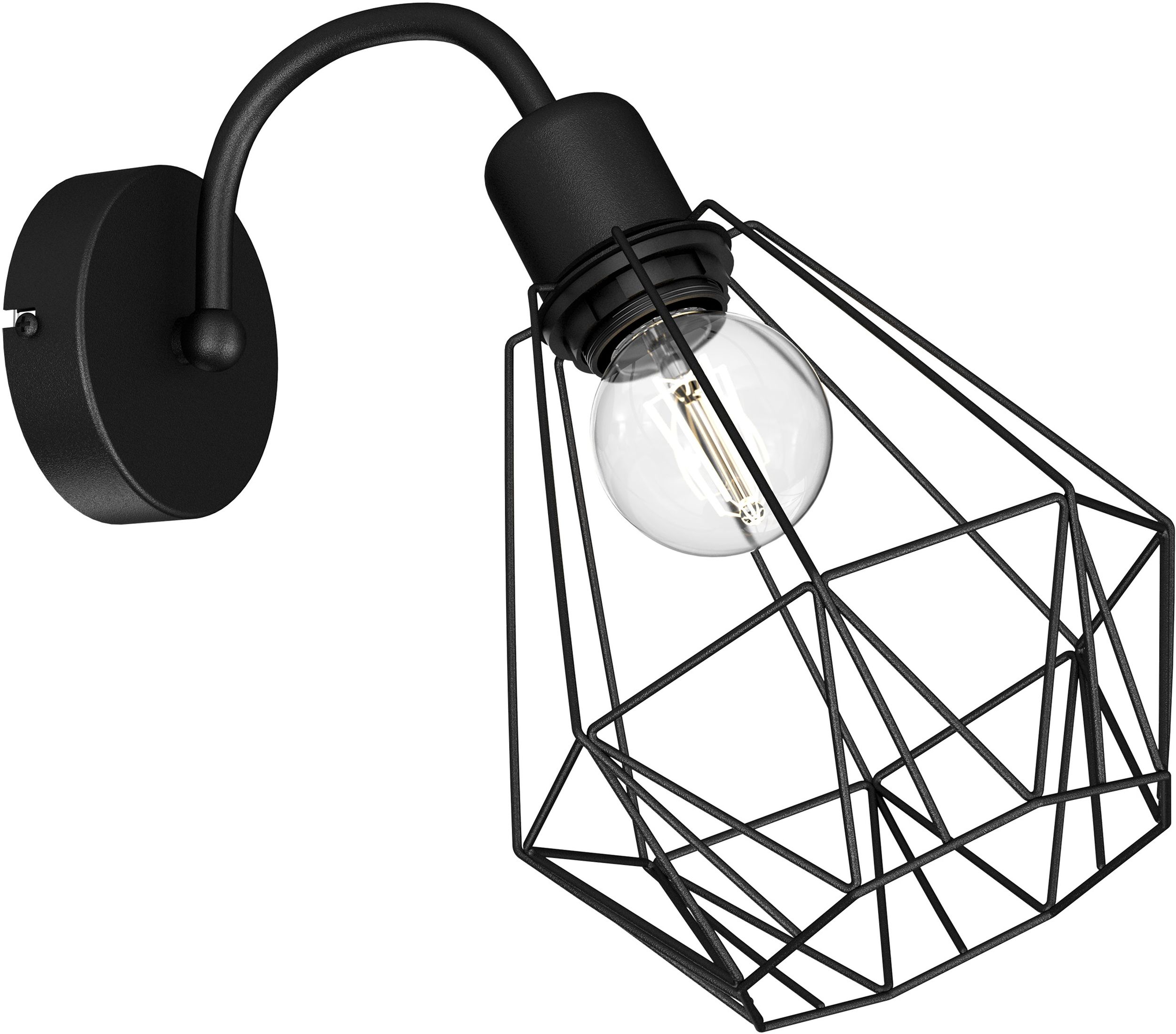 Darmowa Dostawa - Kinkiet 1x60 W czarny Luminex Bergen 0308