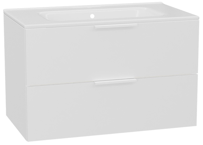 Darmowa Dostawa - Umywalka z szafką 81 cm białą Excellent Tuto 2.0 MLEX2172K800265WHWH