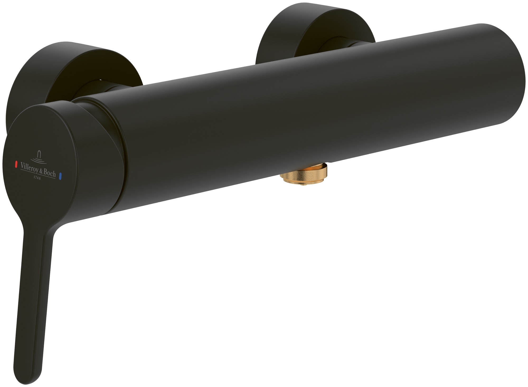 Darmowa Dostawa - Bateria prysznicowa ścienna czarna Villeroy & Boch Skyla TVS116004000K5