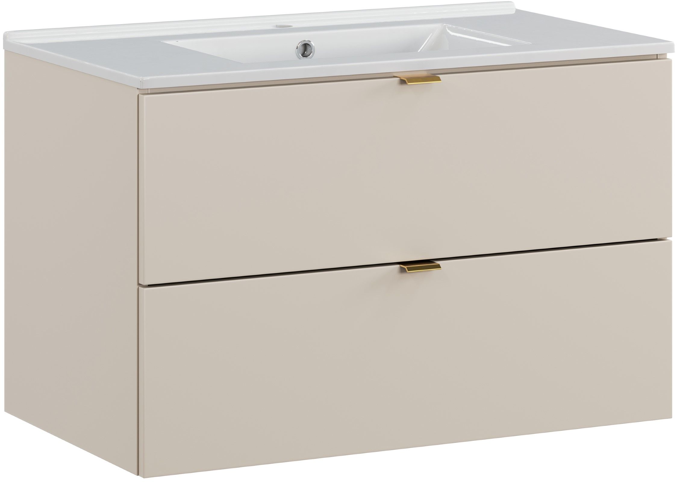 Darmowa Dostawa - Umywalka z szafką 80 cm beżową Comad Dalia Cashmere SETDC80CMUMLAVAWH