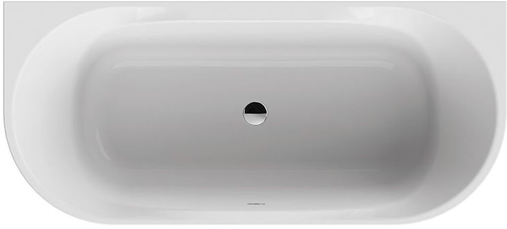 Darmowa Dostawa - Wanna przyścienna 180x80 cm owalna biały Sanplast Loft Line 610500128001000